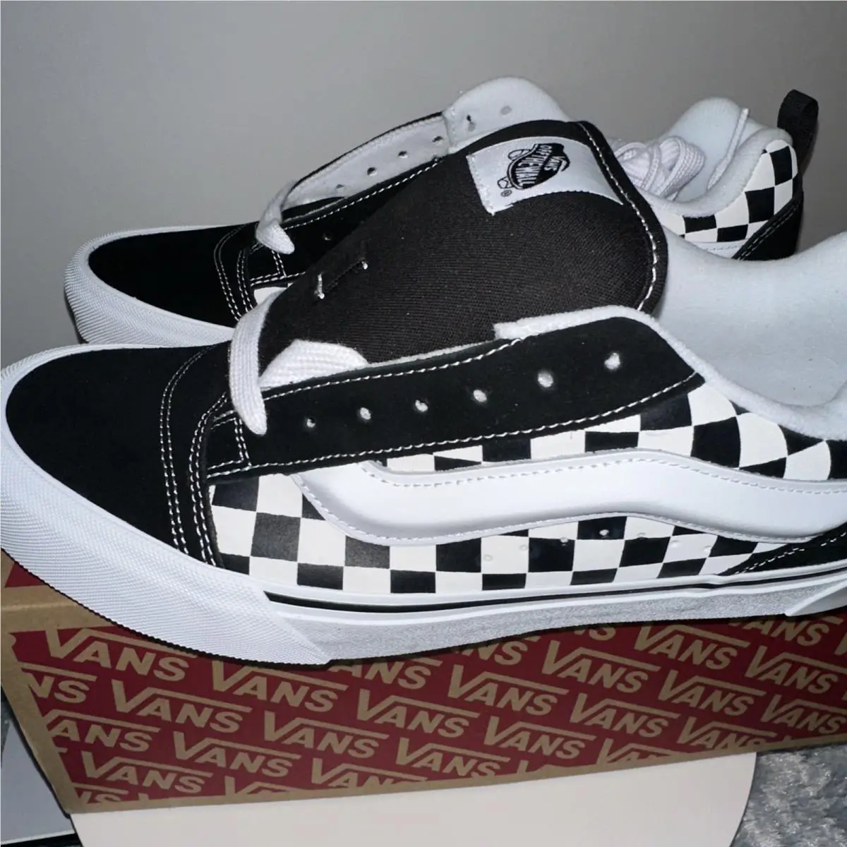 Vans shoes - VANS Knu Skool - Knu Skool - VN000D22BP - Vans Knu Skool Checkerboard Black/True White – VN000D22BP 5