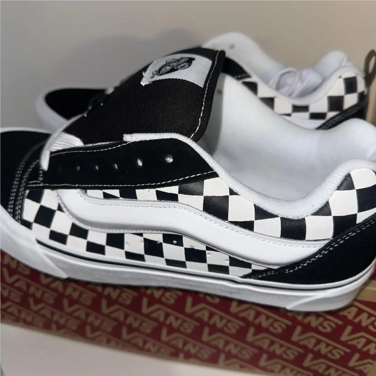 Vans shoes - VANS Knu Skool - Knu Skool - VN000D22BP - Vans Knu Skool Checkerboard Black/True White – VN000D22BP 6