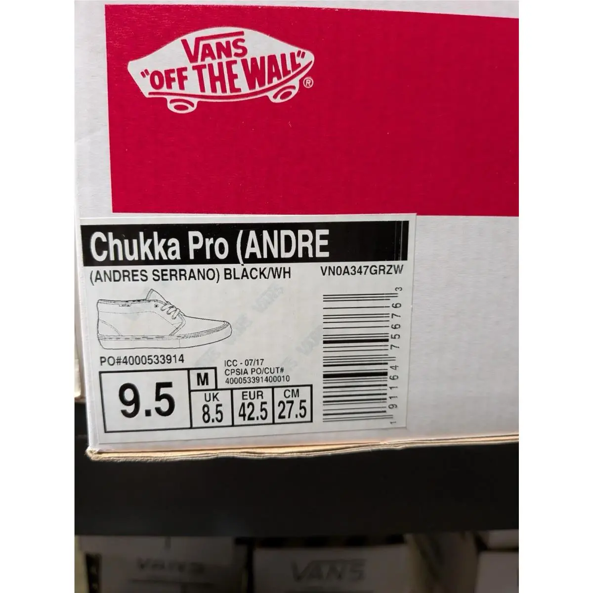 Vans shoes - VANS Supreme Chukka - Supreme Chukka - Black 16