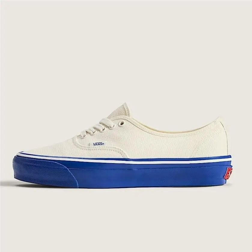 Vans shoes - Vans Lx Authentic 44 Duck Canvas White/Blue - VN000EBNZ5D - Blue (UPC: 197805084677) 2