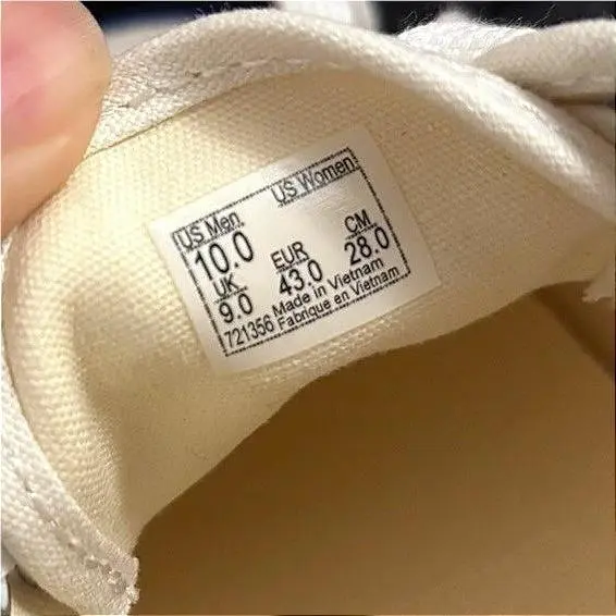 Vans shoes - Vans Lx Authentic 44 Duck Canvas White/Blue - VN000EBNZ5D - Blue (UPC: 197805084677) 5