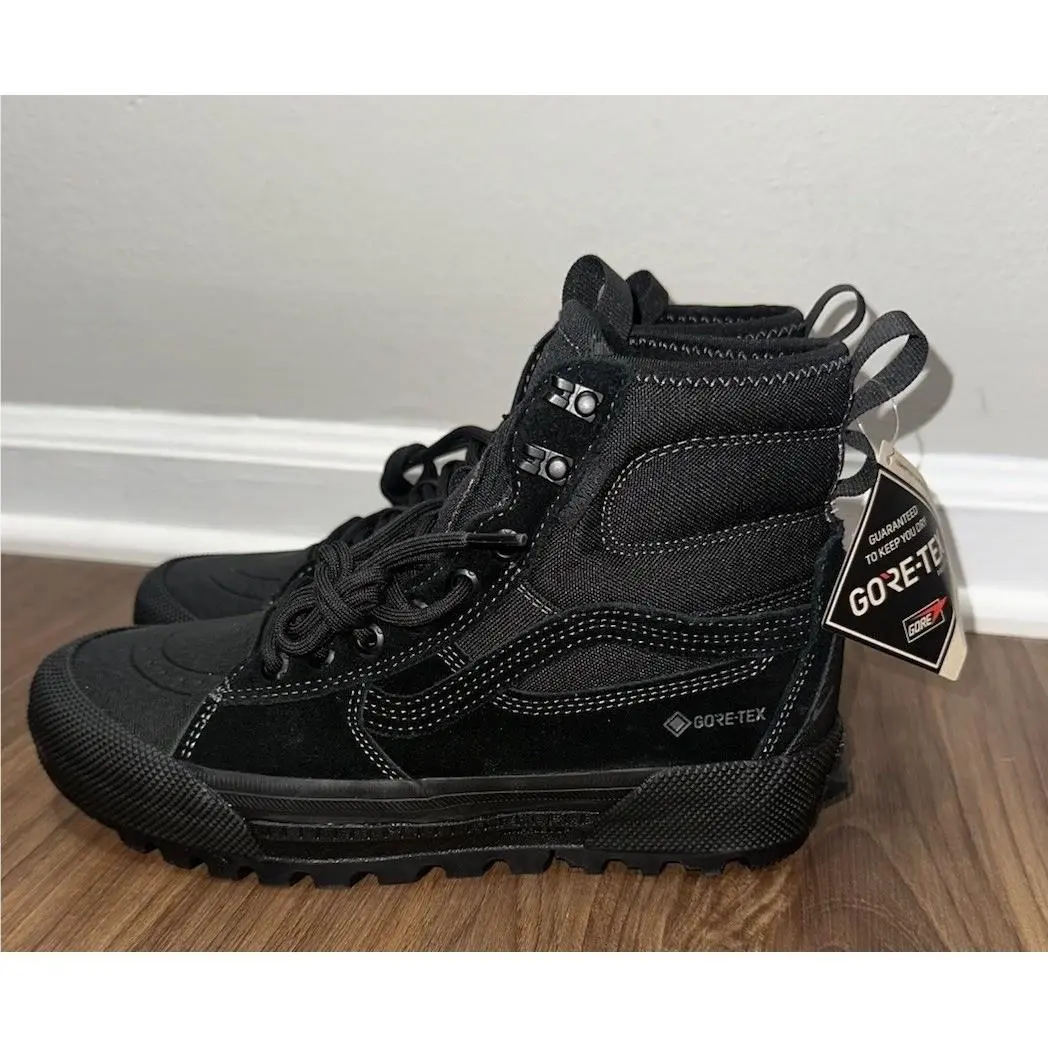 Vans Mte Sk8-Hi Gore-tex Insulated Shoe Blackout Black Boots Waterproof Sz 7 Men