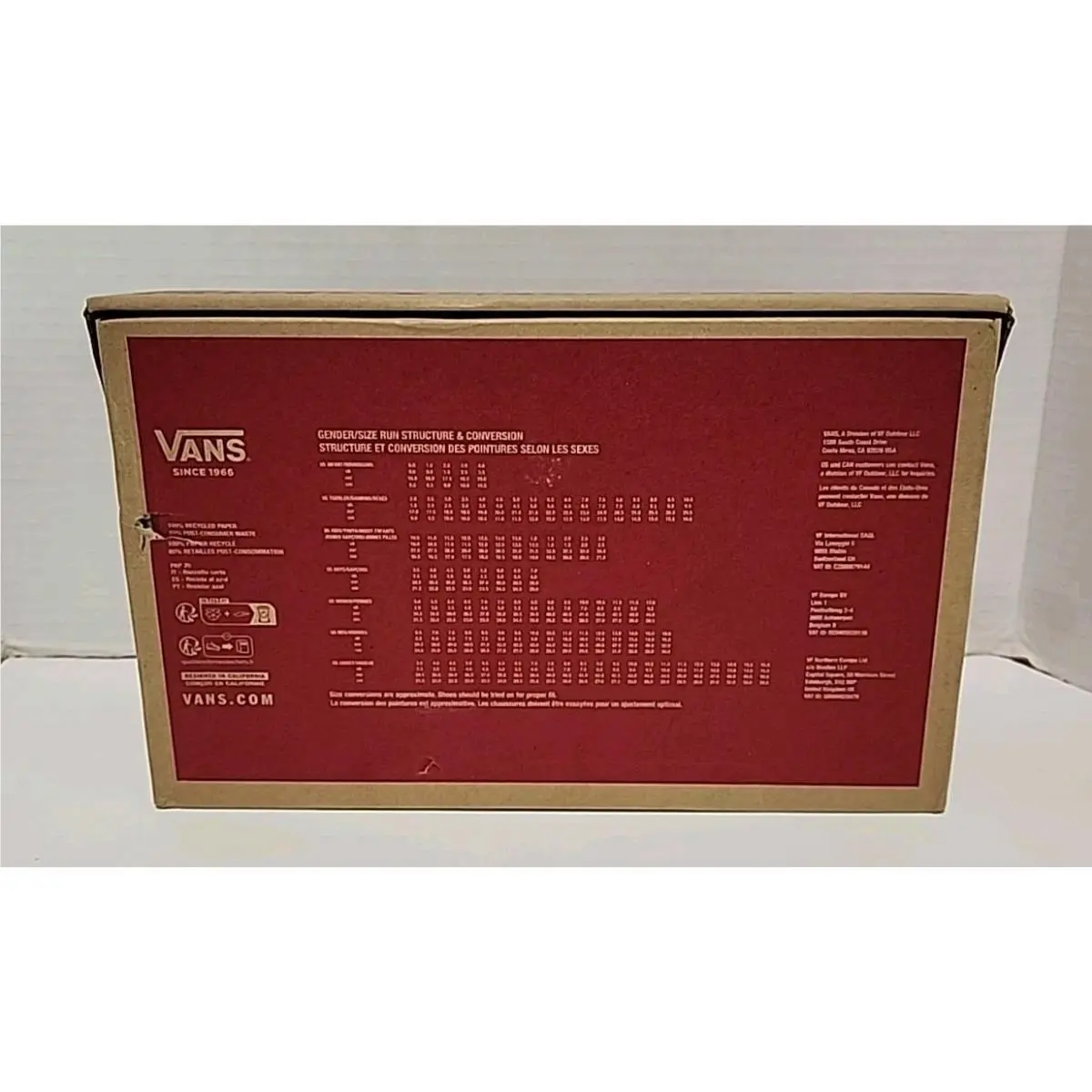 Vans shoes - 00Z14IZQ 601 - Red (UPC: 197643296638) 12