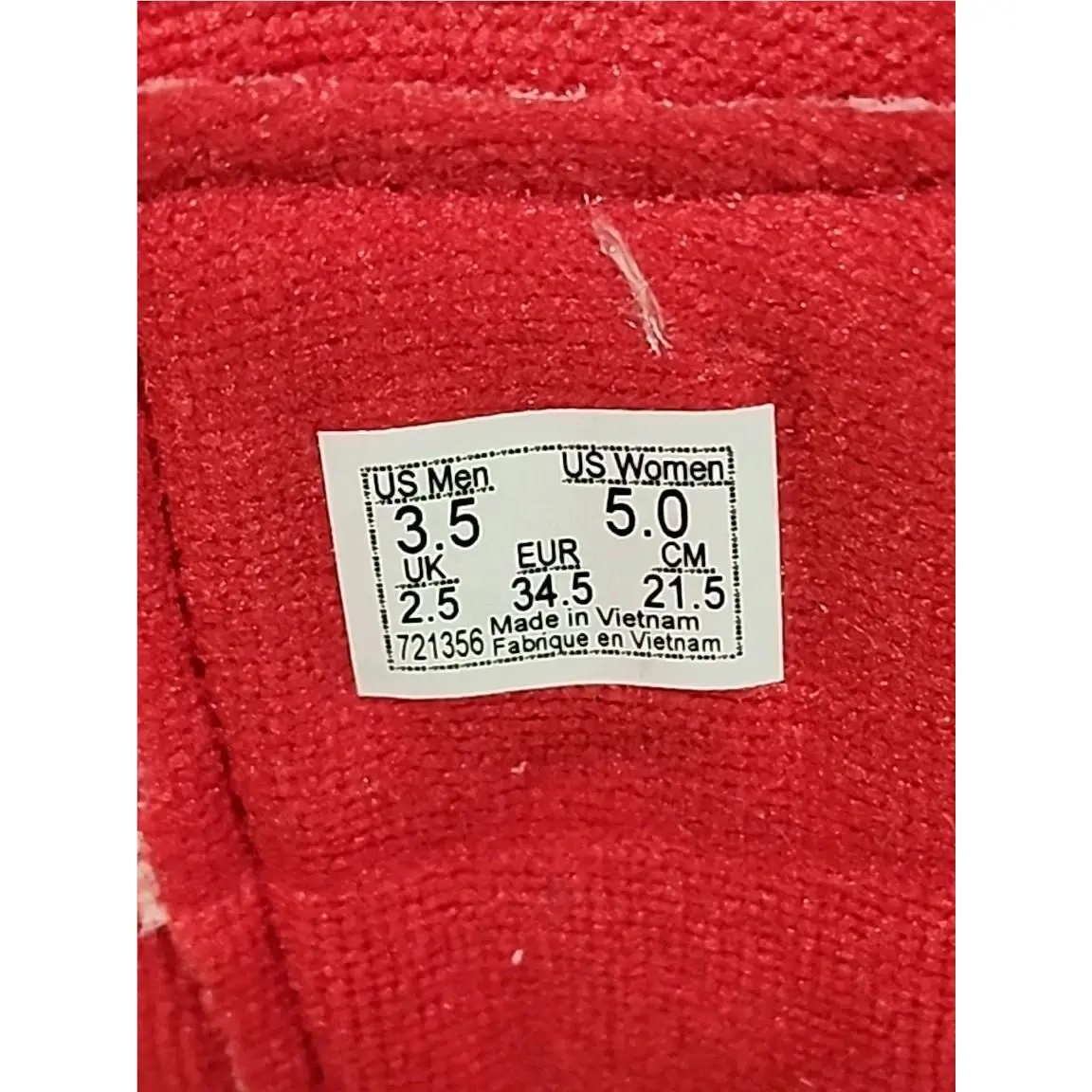 Vans shoes - 00Z14IZQ 601 - Red (UPC: 197643296638) 6