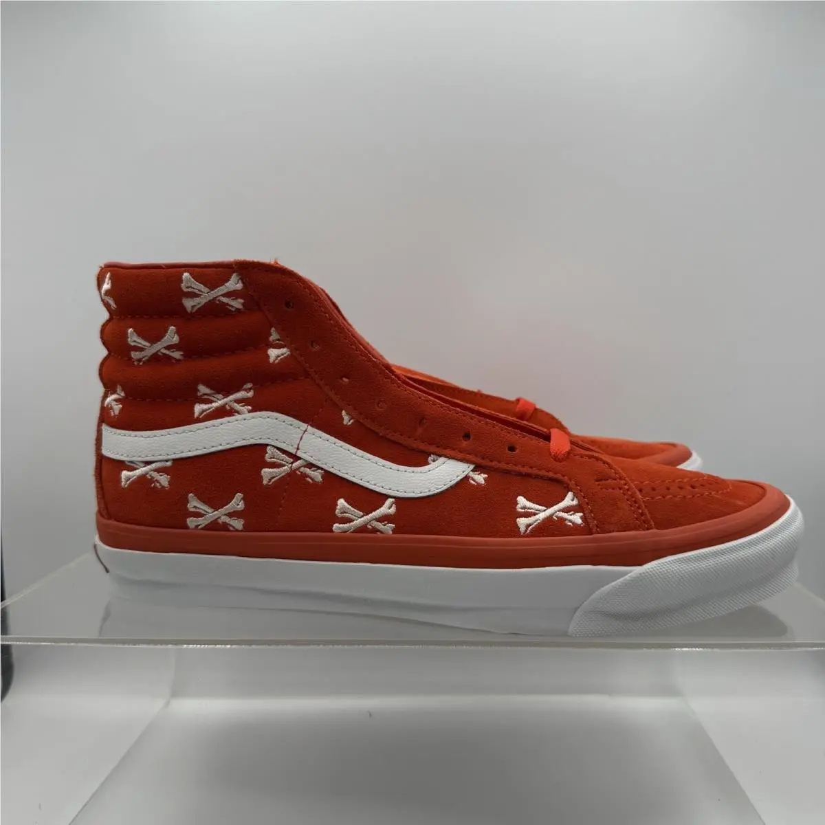Vans Vault Sk8-Hi x Wtaps Bones Orange VN0A4BVB20Q Men`s Size 10.5