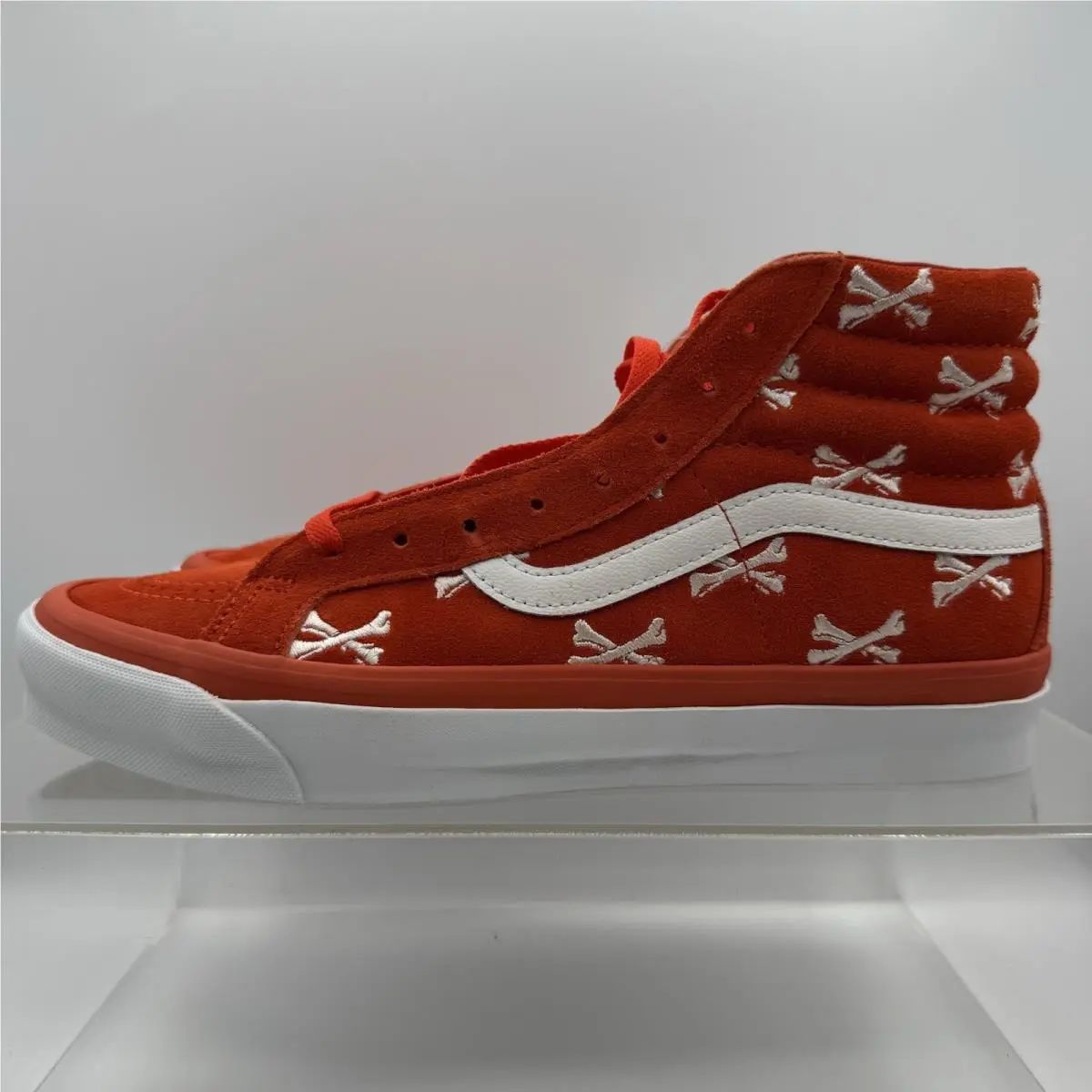 Vans shoes - Vans Vault Sk8-Hi x WTAPS Bones - VN0A4BVB20Q1 - Bones/Orange/White 0