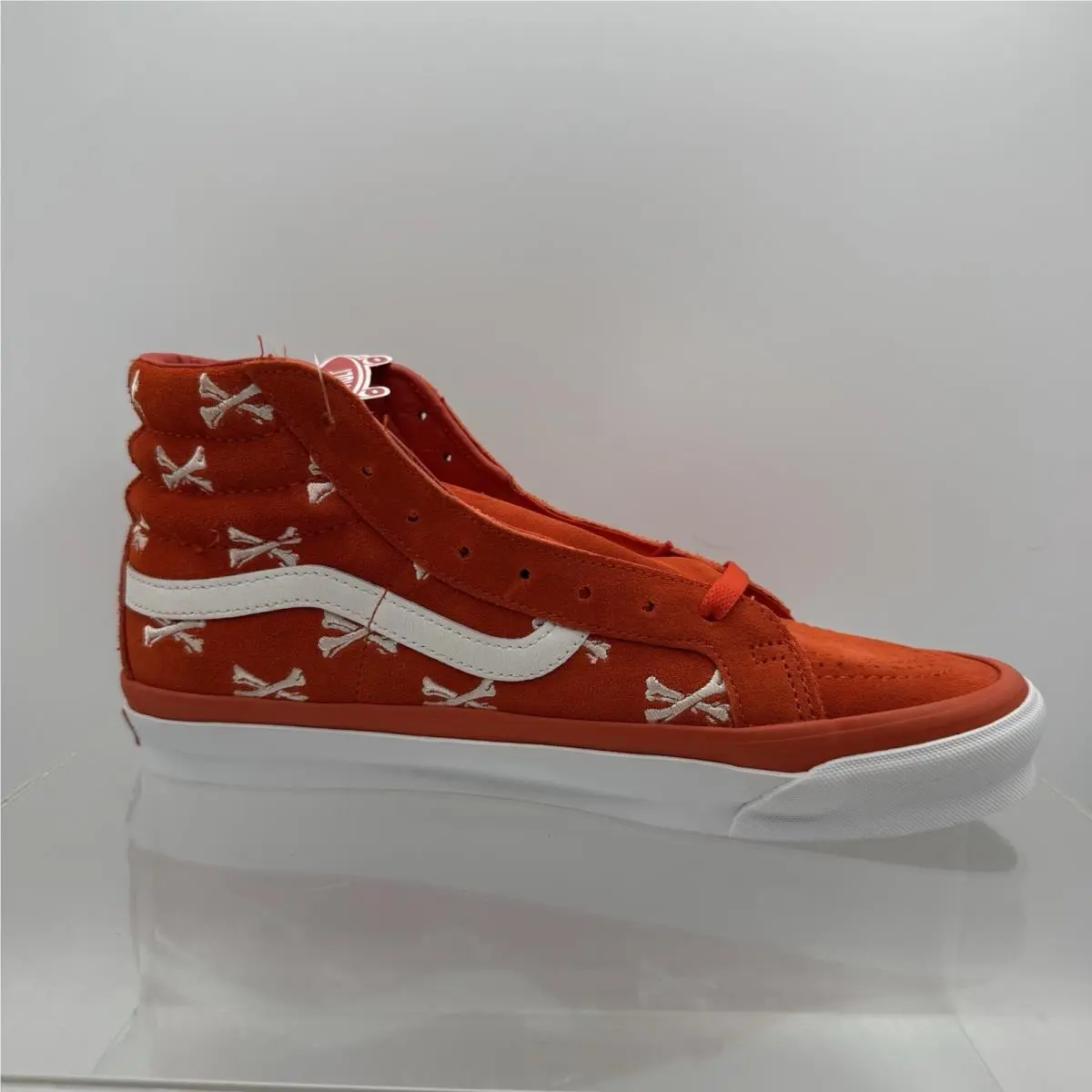 Vans shoes - Vans Vault Sk8-Hi x WTAPS Bones - VN0A4BVB20Q1 - Bones/Orange/White 1