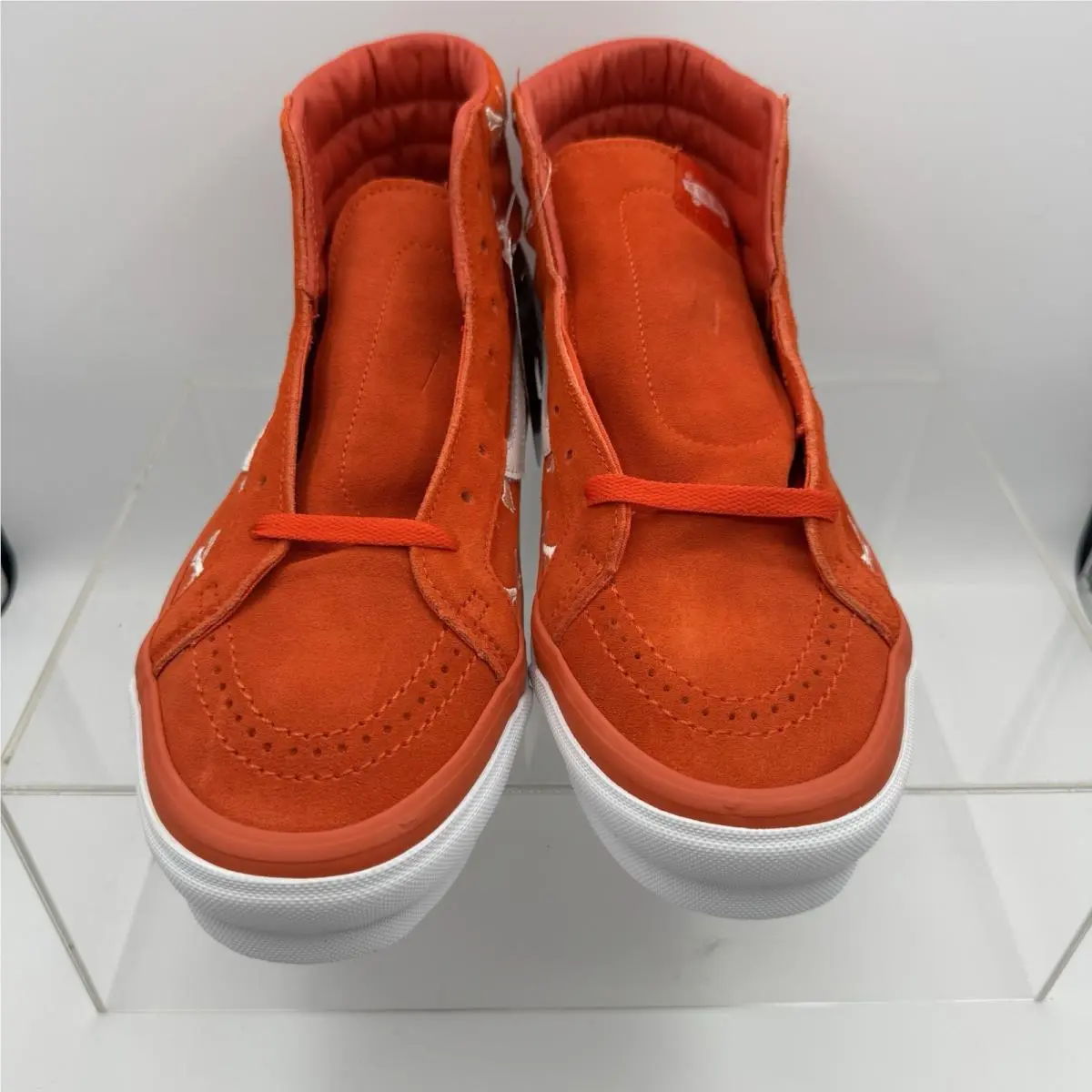 Vans shoes - Vans Vault Sk8-Hi x WTAPS Bones - VN0A4BVB20Q1 - Bones/Orange/White 3