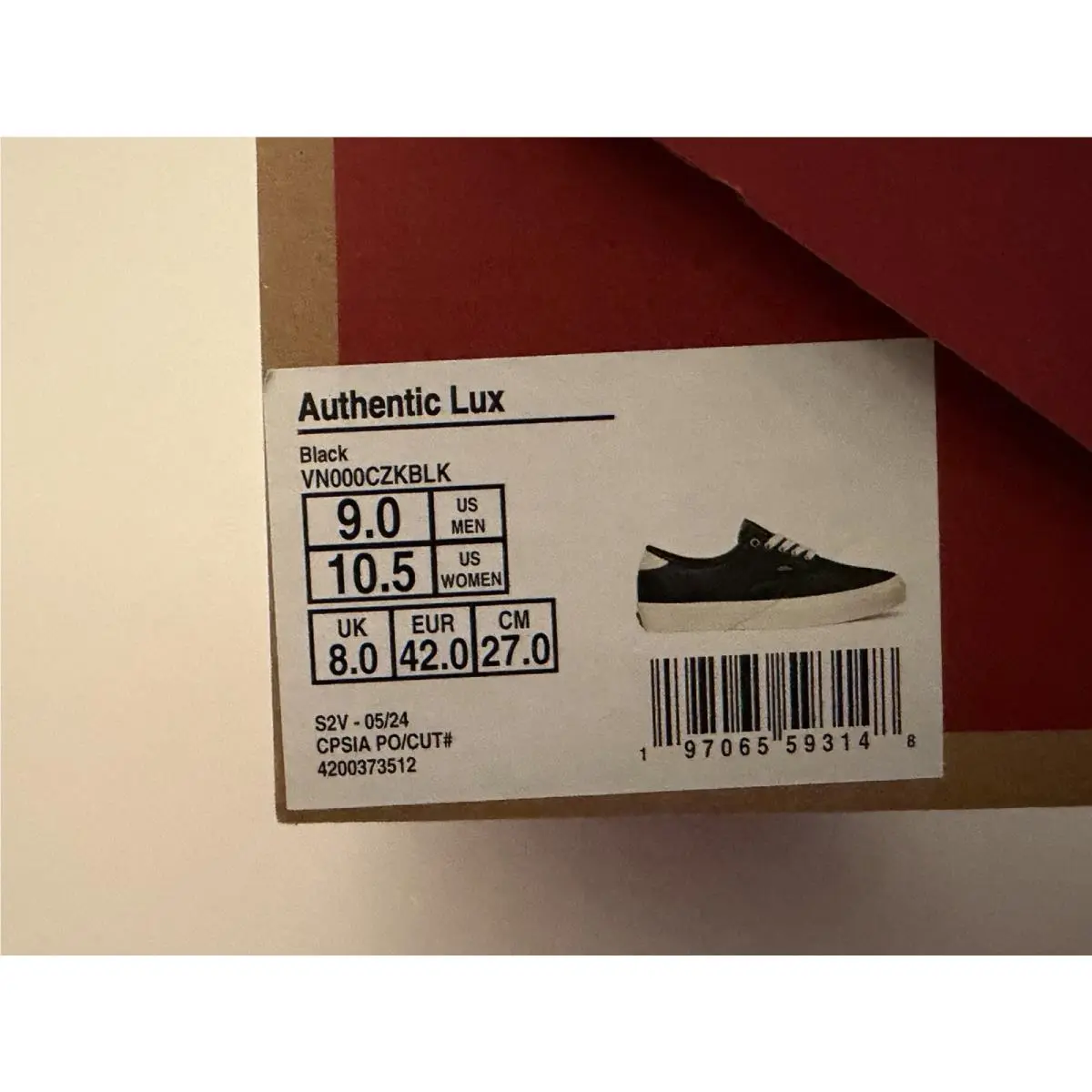 Vans shoes - VANS Authentic - Authentic - VN000CZKBLK - Black 6