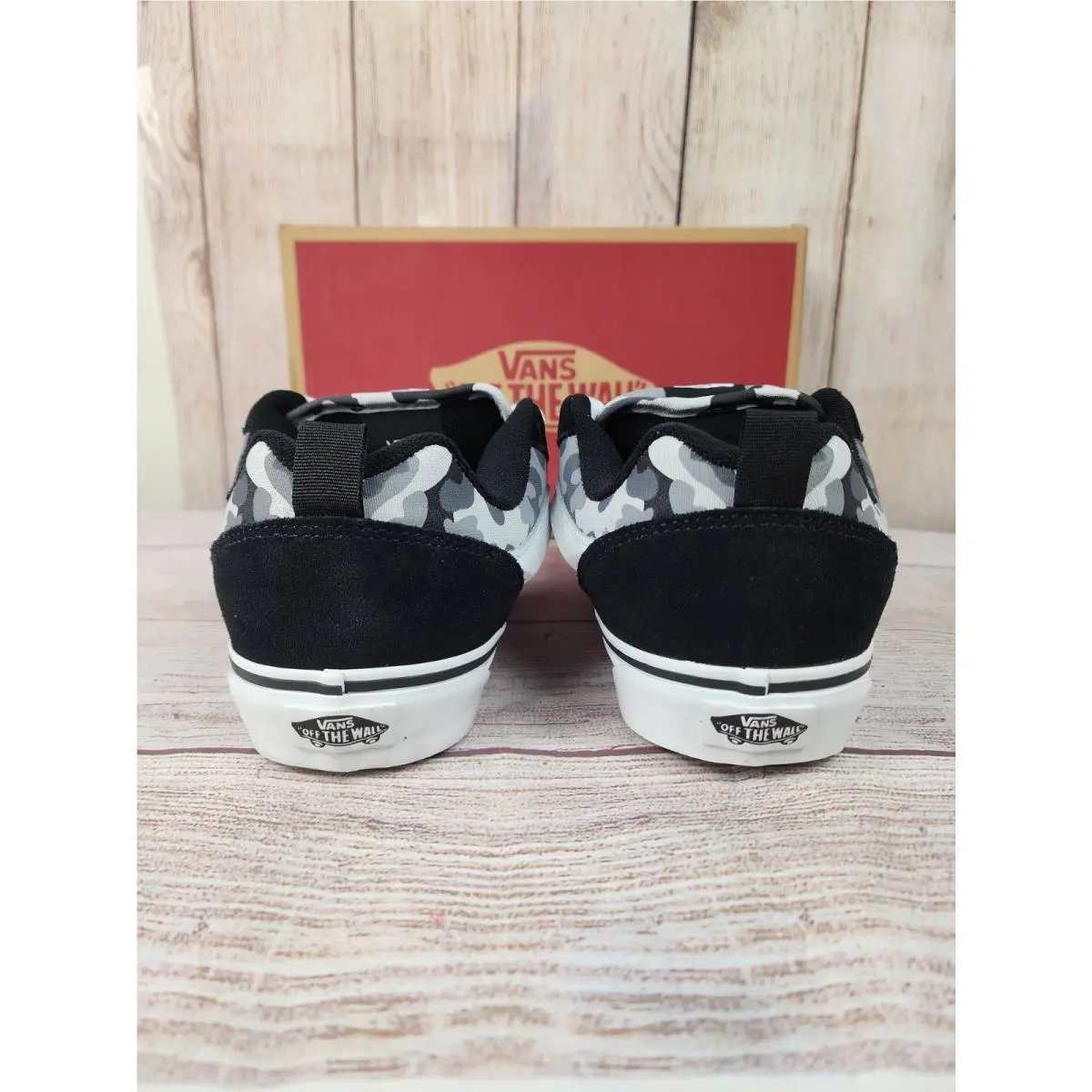 Vans shoes - VANS Knu Skool - Knu Skool - White Black 4