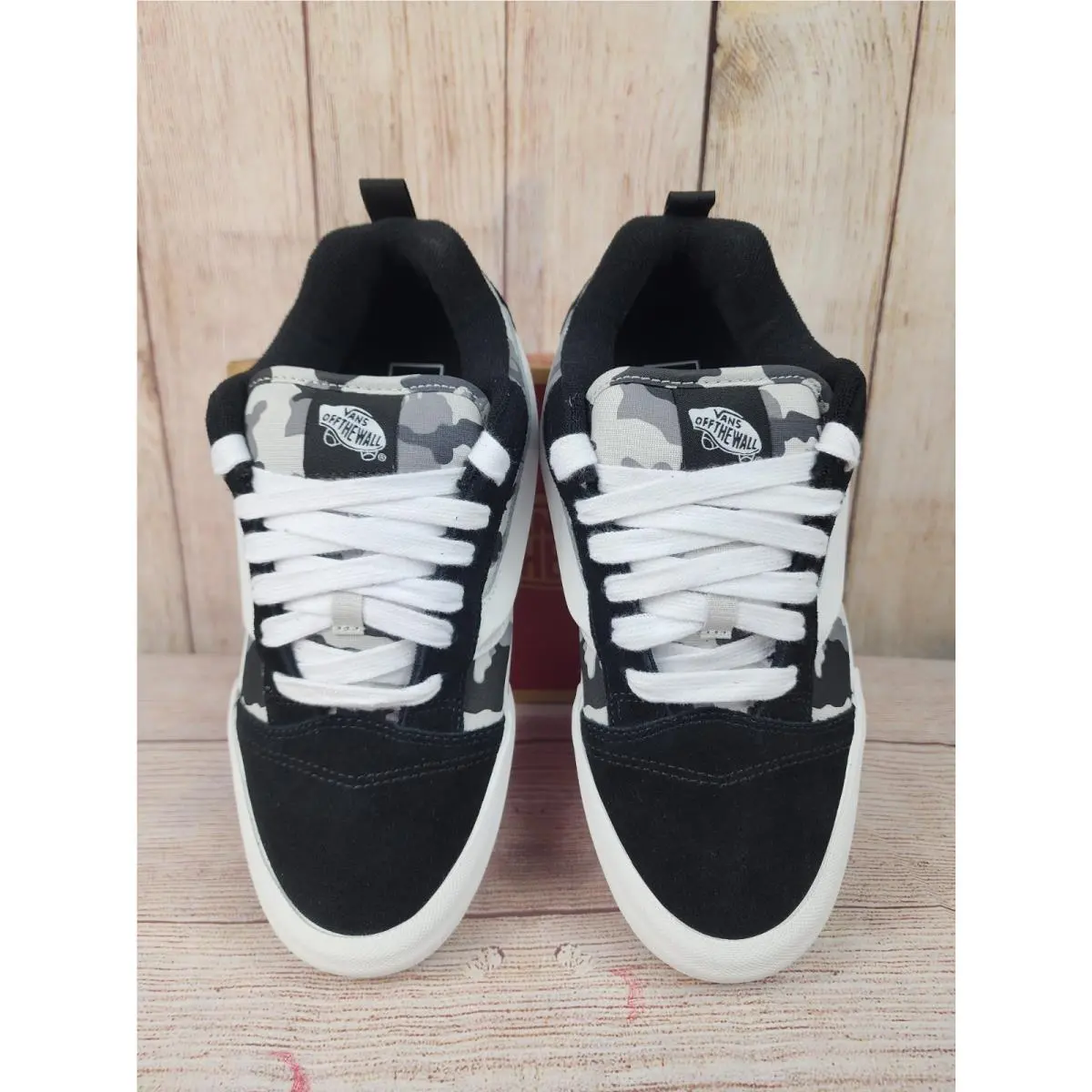 Vans shoes - VANS Knu Skool - Knu Skool - White Black 2