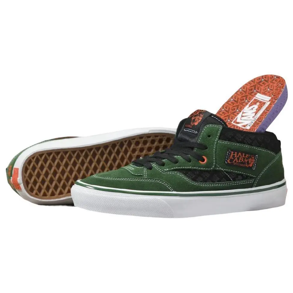 Size 8.5 Men - Vans Sci-fi Fantasy x Skate Half Cab `92 Vcu 90s Digital Tech T7 - Green, Manufacturer: Green