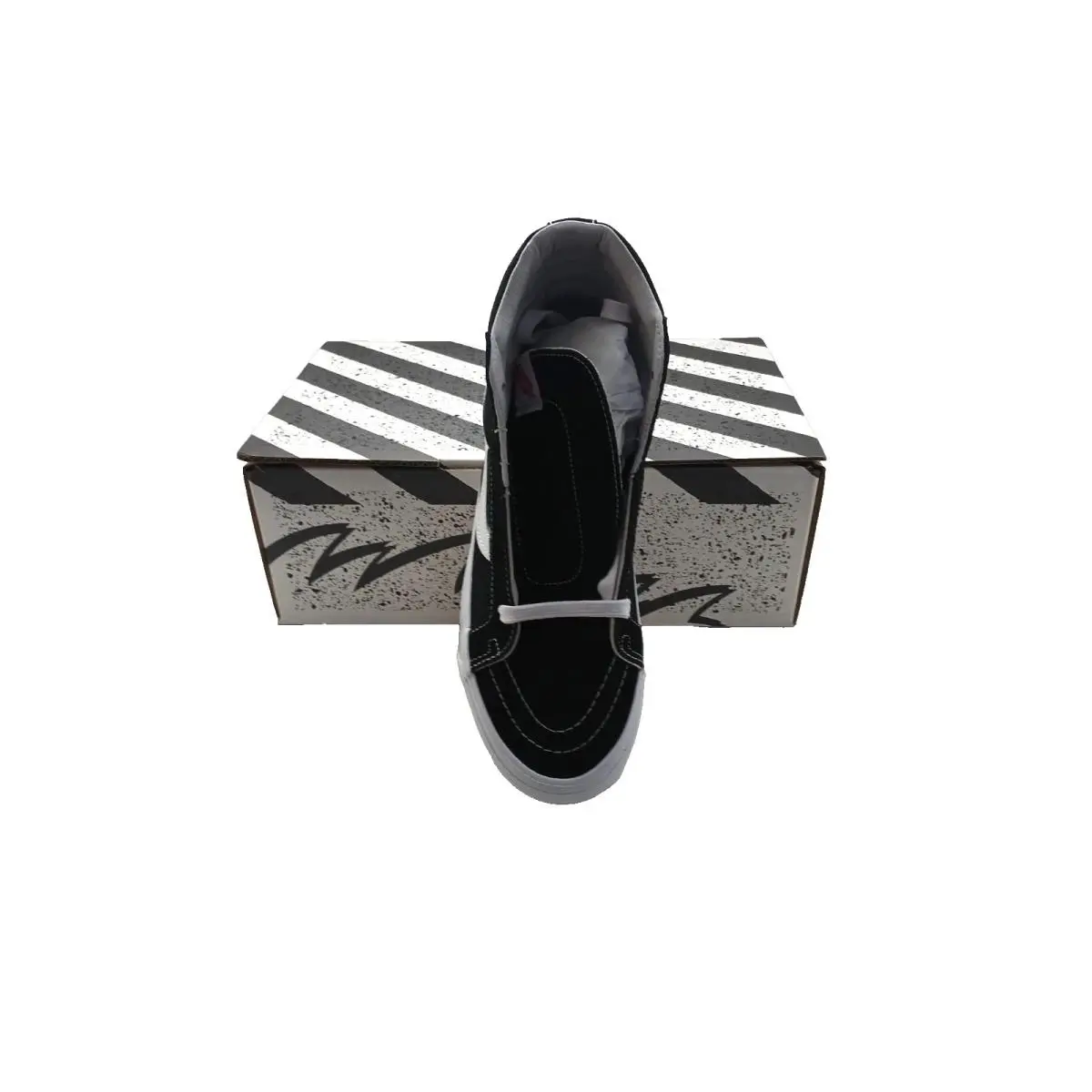 Vans shoes - Vans Sk8-Hi - Black, Shade: Vans Sk8 High Top Black/Black/Whit 0