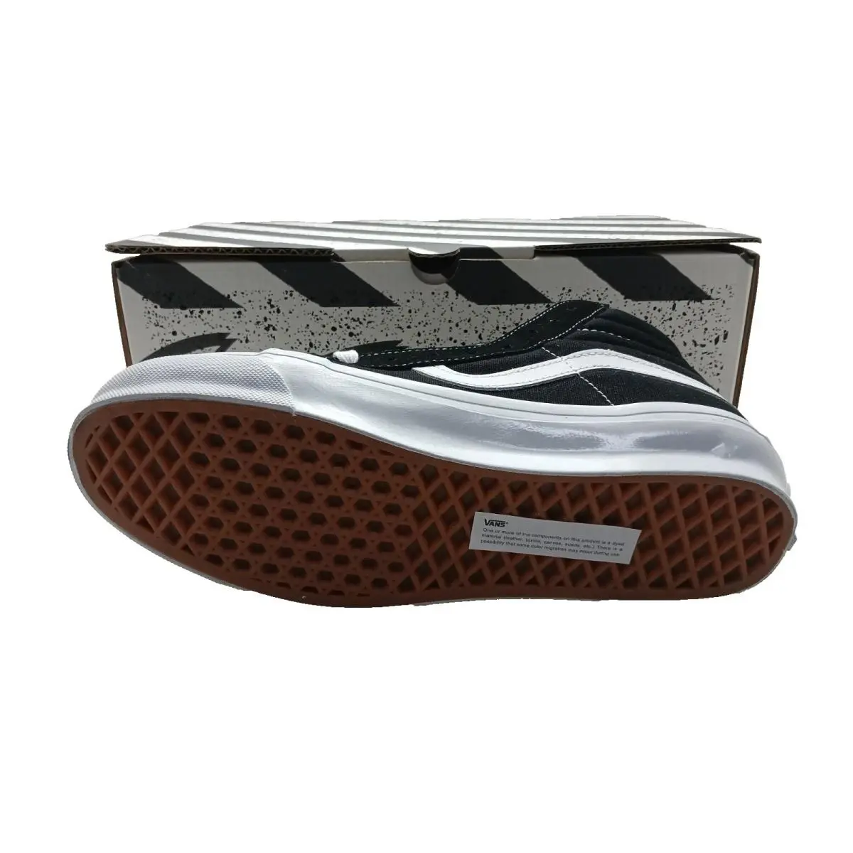Vans shoes - Vans Sk8-Hi - Black, Shade: Vans Sk8 High Top Black/Black/Whit 2