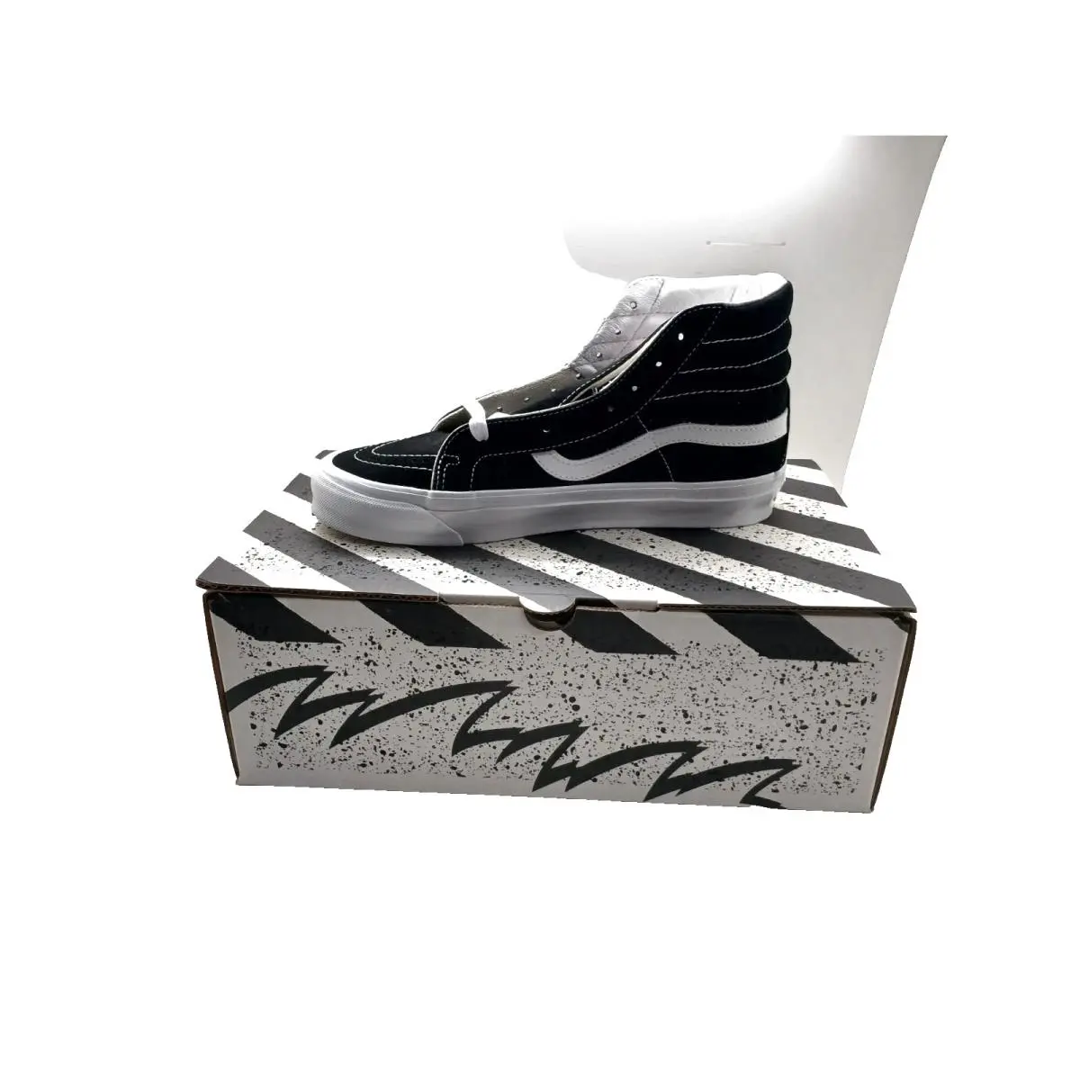 Vans shoes - Vans Sk8-Hi - Black, Shade: Vans Sk8 High Top Black/Black/Whit 3