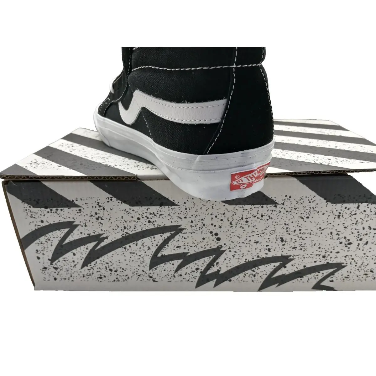 Vans shoes - Vans Sk8-Hi - Black, Shade: Vans Sk8 High Top Black/Black/Whit 1