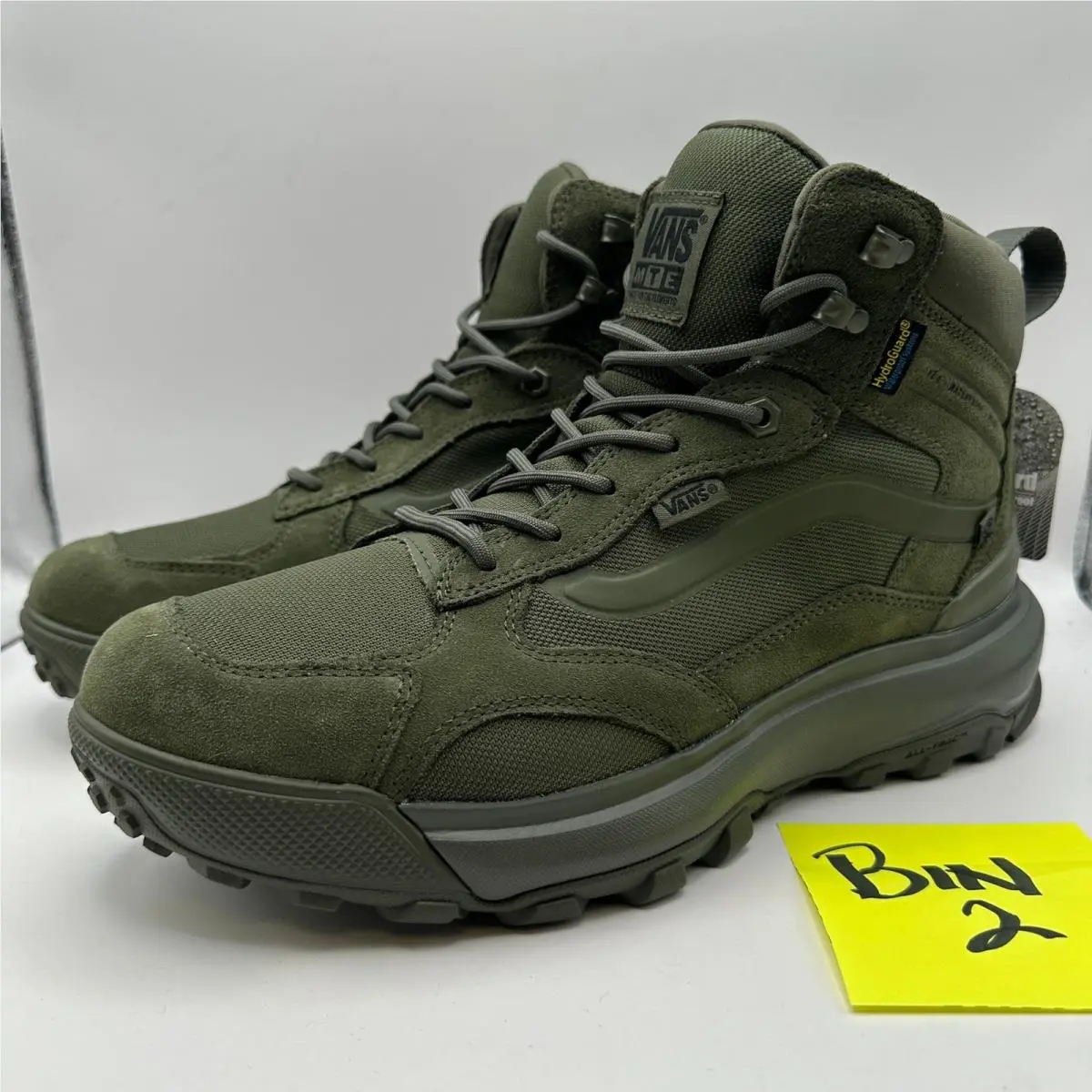 Vans Van`s Men`s 8 Crestline Hydroguard Waterproof Boots Grape Leaf Green