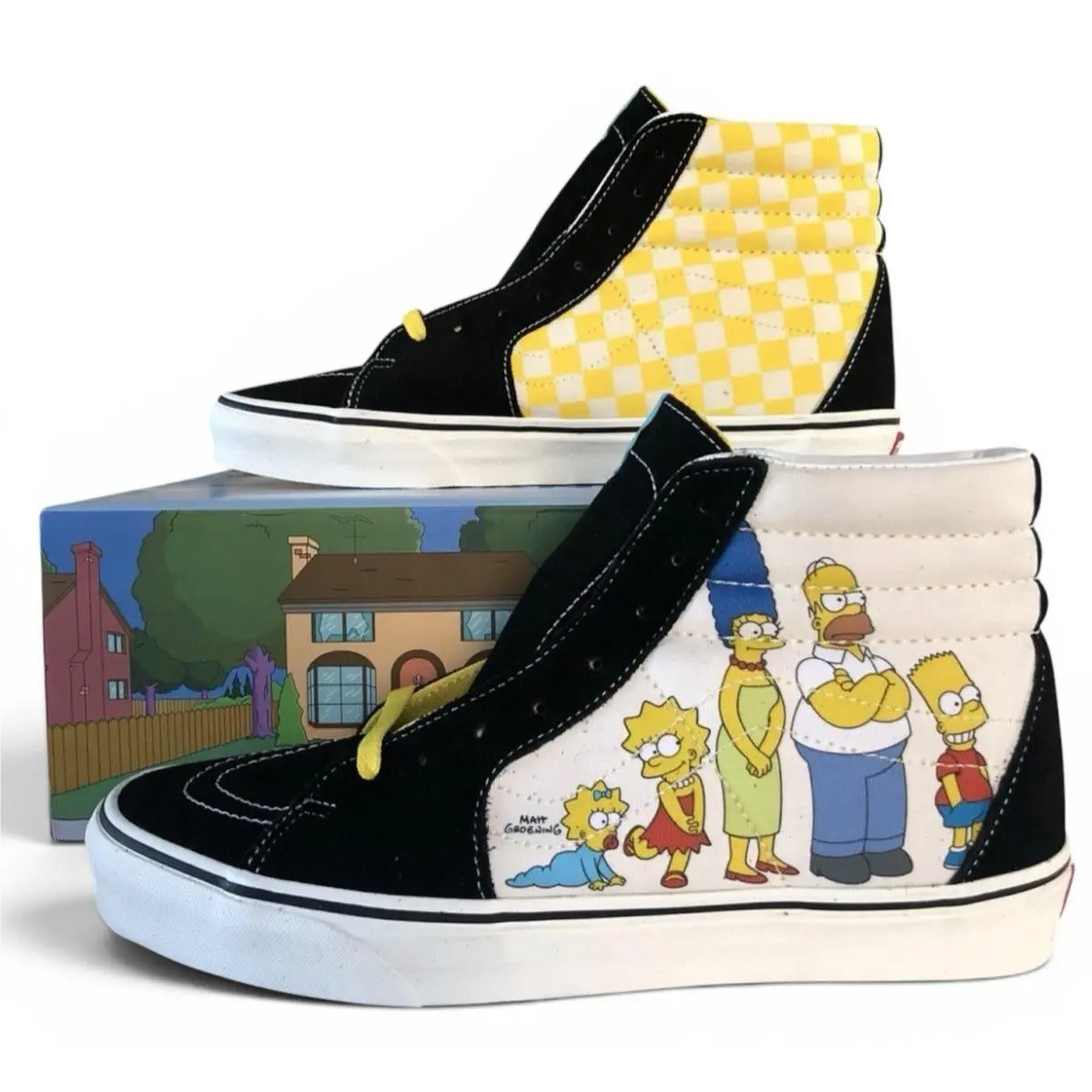 Vans The Simpsons Sk8-Hi Family Portrait 1987-2020 Shoe Men`s Size 5