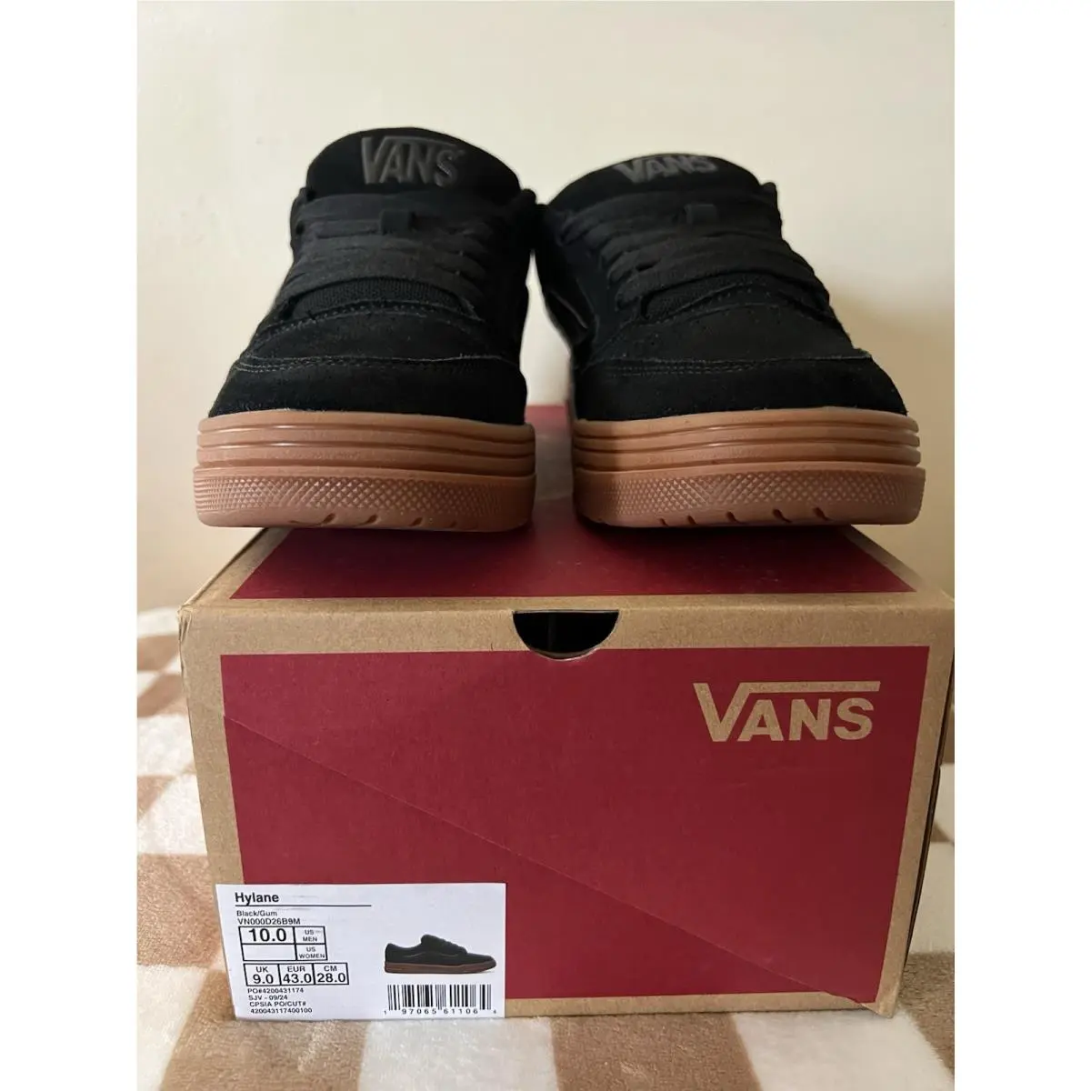 Vans shoes - VANS Hylane - Hylane - VN000D26B9M - Black/Gum 10