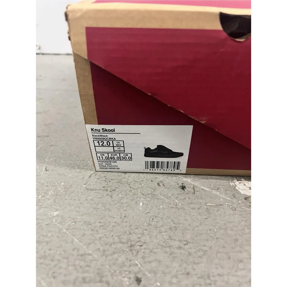 Vans shoes - VANS Knu Skool - Knu Skool - VN009QCBKA - Black 7