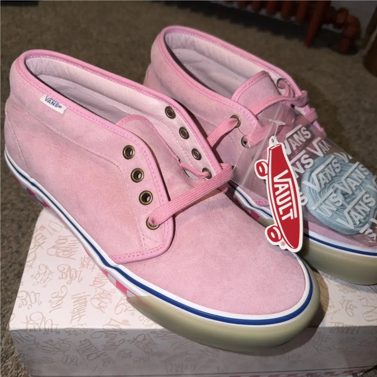 Vans shoes - VANS Chukka - Chukka - VN0A5EFL5WI - Pink 0