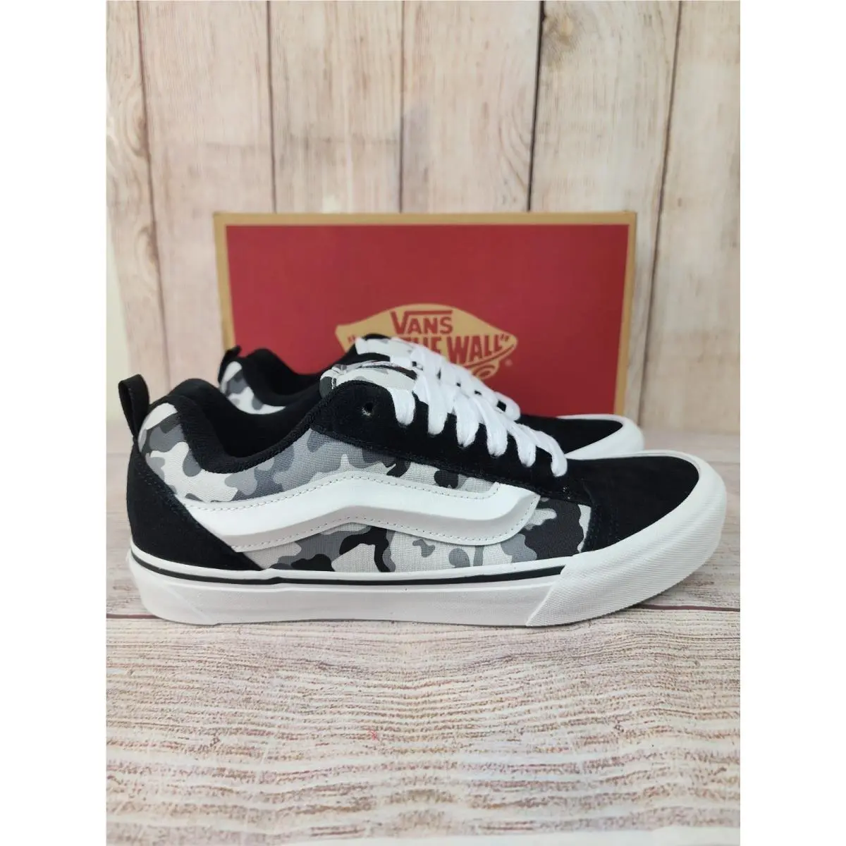 Vans shoes - VANS Knu Skool - Knu Skool - White Black 0