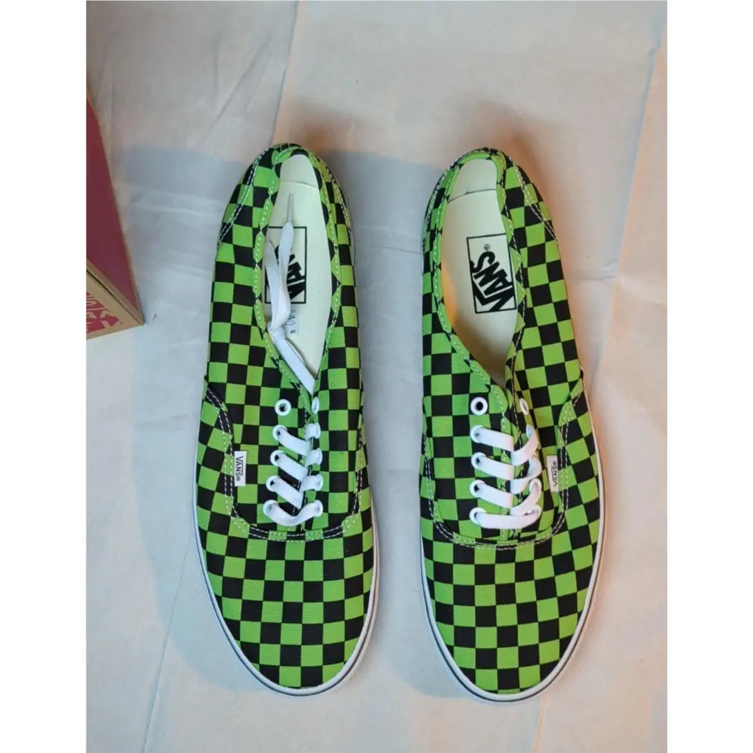 Vans shoes - VANS Authentic - Authentic - VN000D7Y203 - Green Checkerboard 0