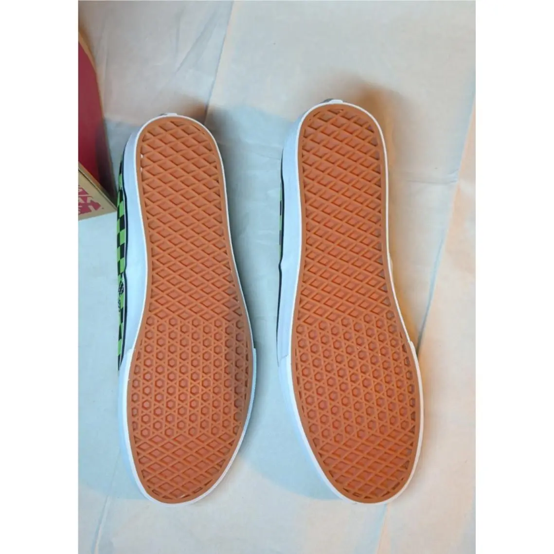 Vans shoes - VANS Authentic - Authentic - VN000D7Y203 - Green Checkerboard 1