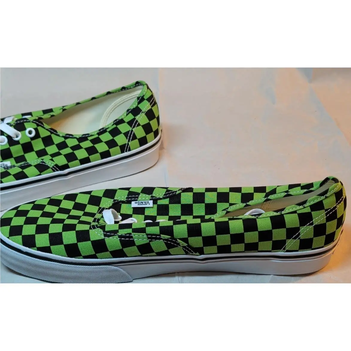 Vans shoes - VANS Authentic - Authentic - VN000D7Y203 - Green Checkerboard 3