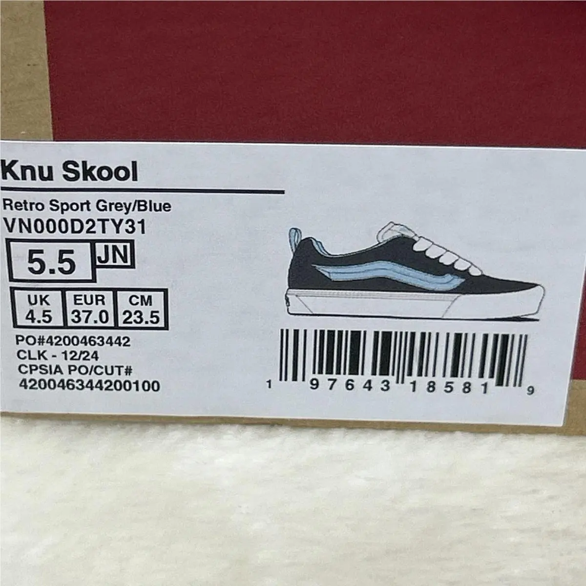 Vans shoes - VANS Knu Skool - Knu Skool - Gray/Blue 7