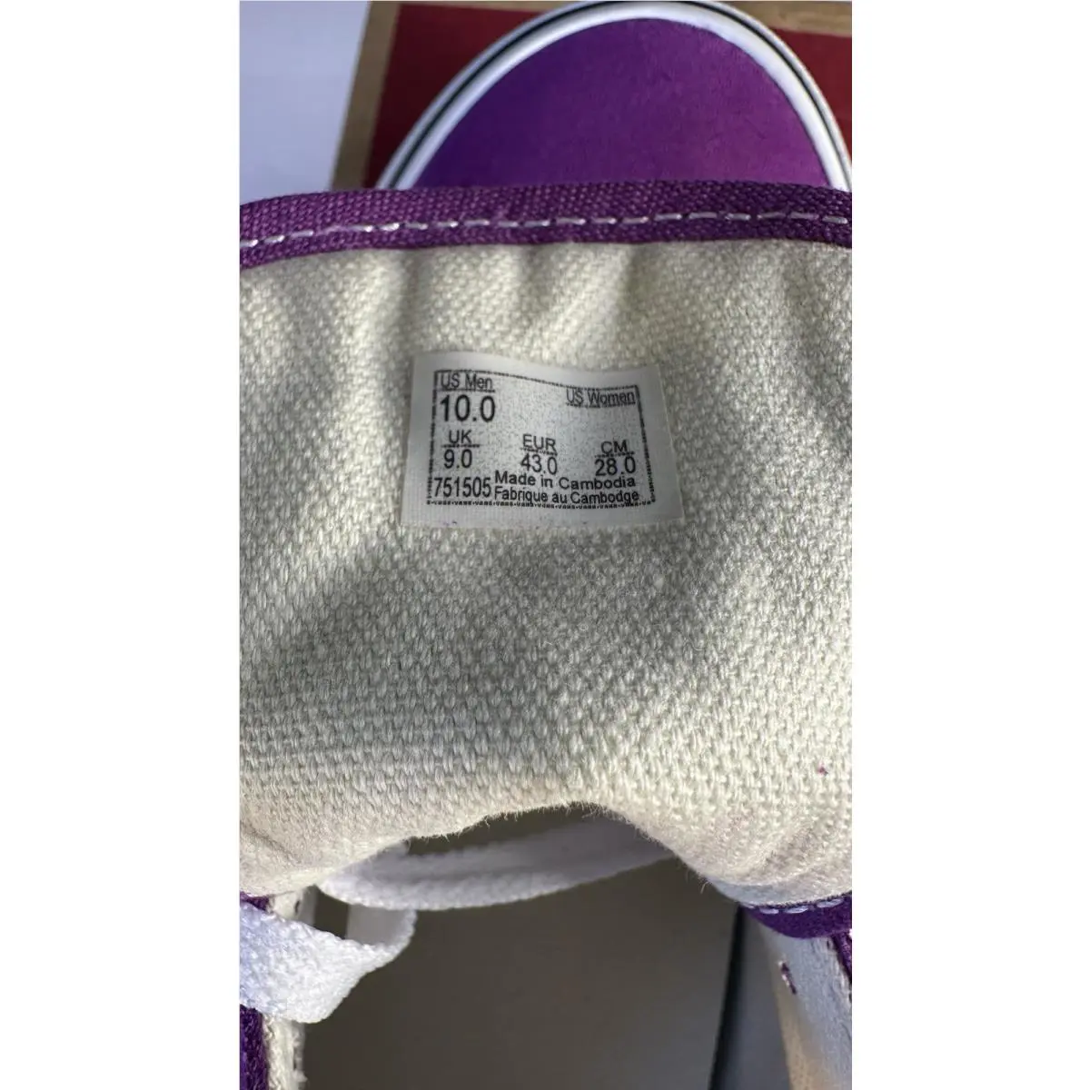 Vans shoes - VANS Old Skool - Old Skool - Purple 9
