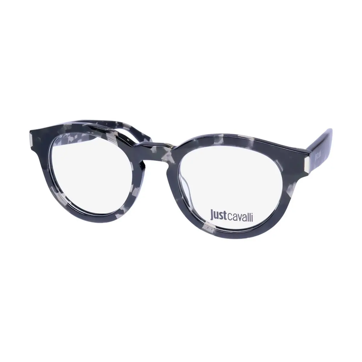 Just Cavalli VJC016 Eyeglasses Womens Metal Plastic Full-rim Round 0809