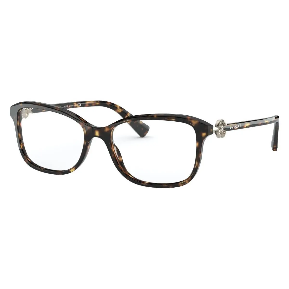 Bvlgari Eyeglasses BV4191B 504 Havana Frame W/ Clear Demo Lens