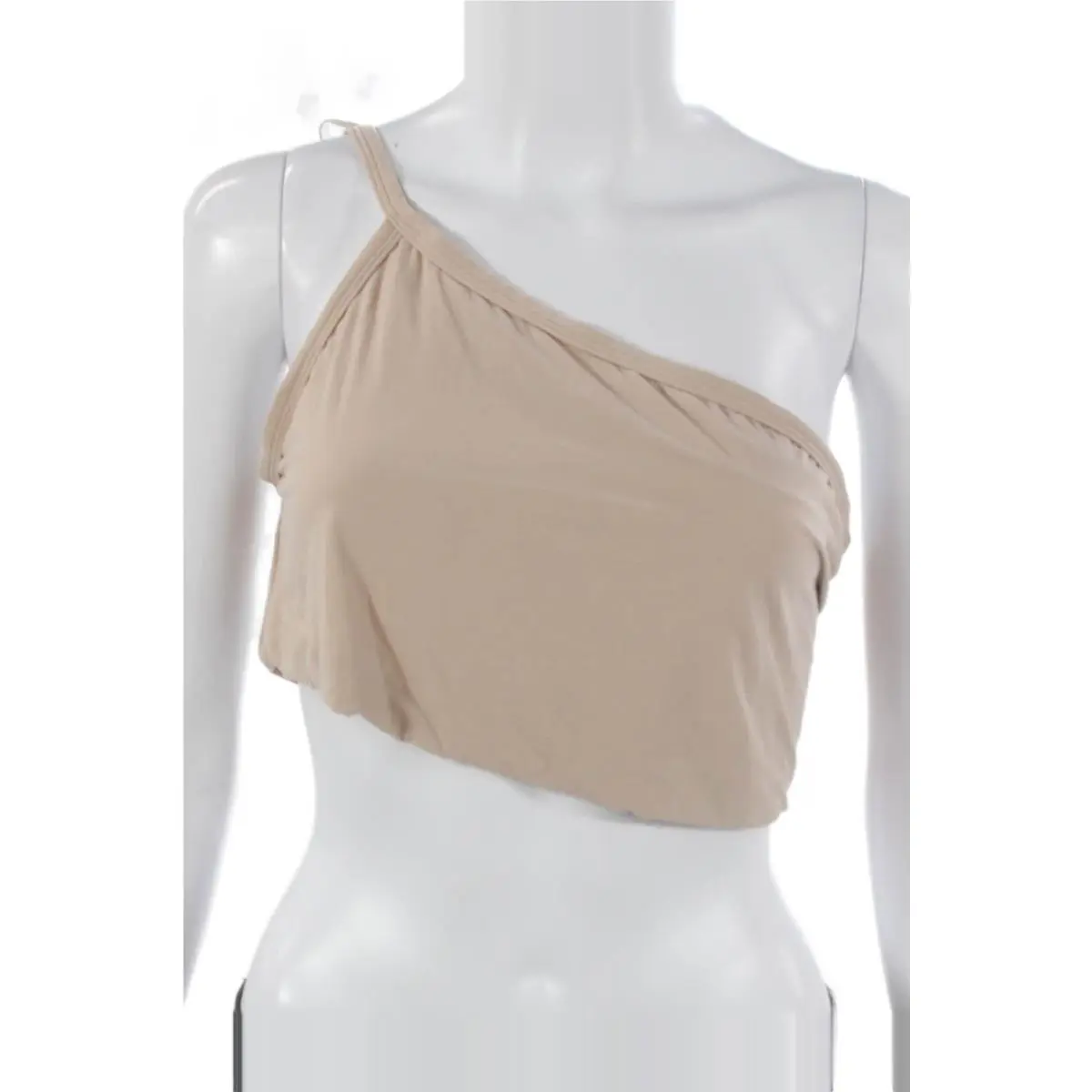 Skims Womens One Shoulder Body Shaping Bra Beige Size 3X