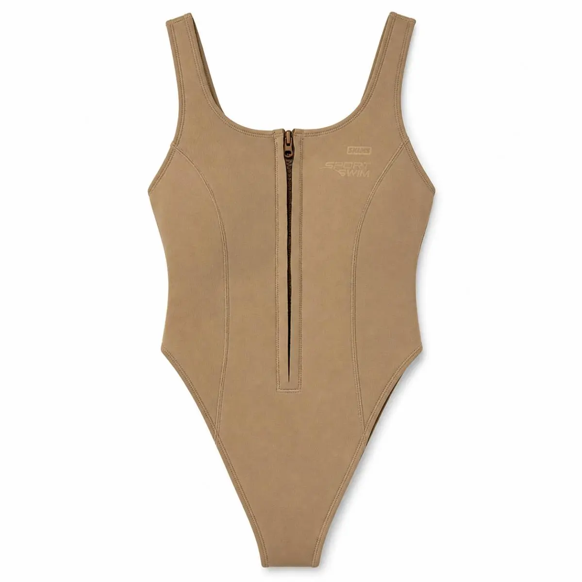 Skims Swimsuit Small Scuba One-piece Sport Swim Zip Front One Piece SW-BDY-0069