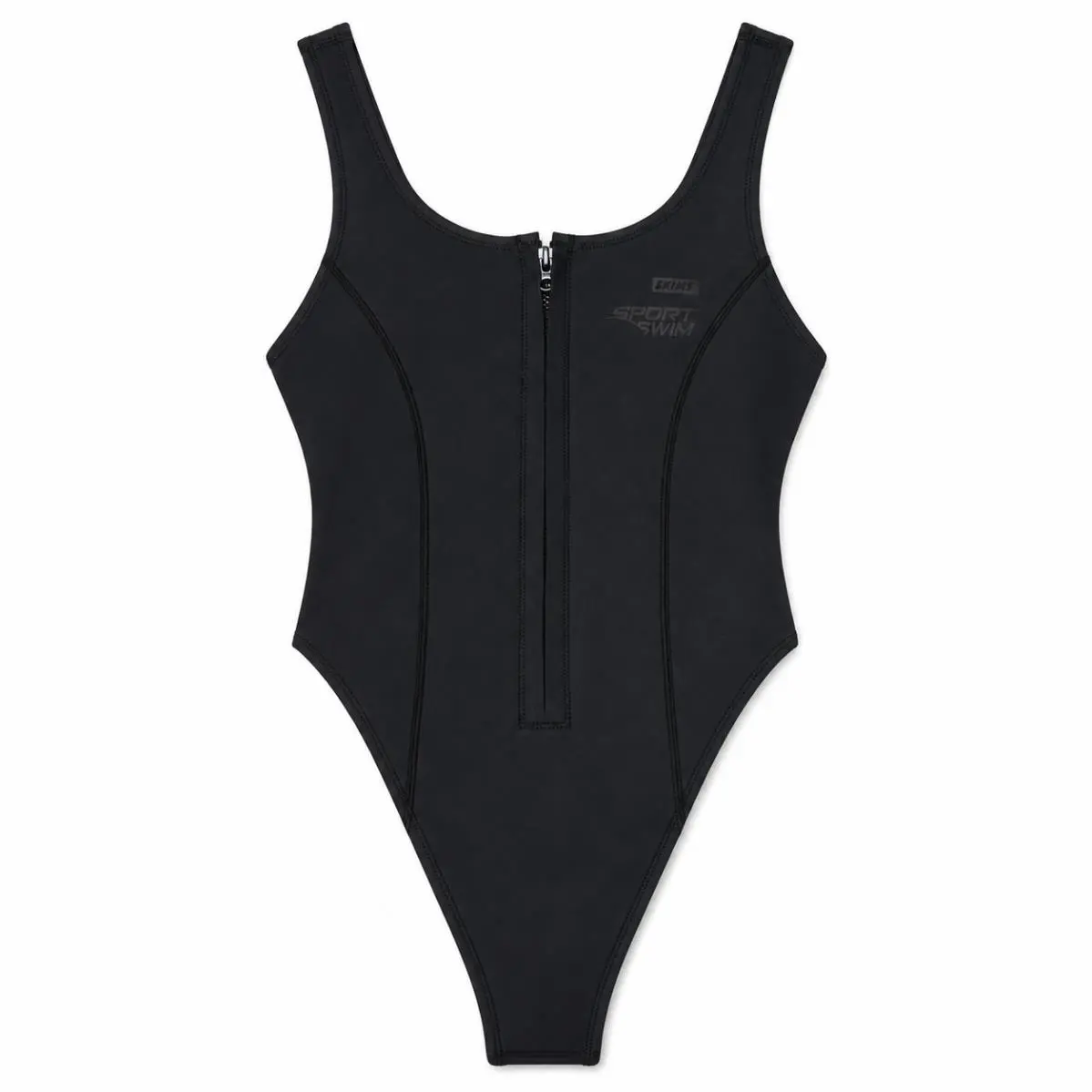 Skims Swimsuit Small Scuba One-piece Sport Swim Zip Front One Piece SW-BDY-0069