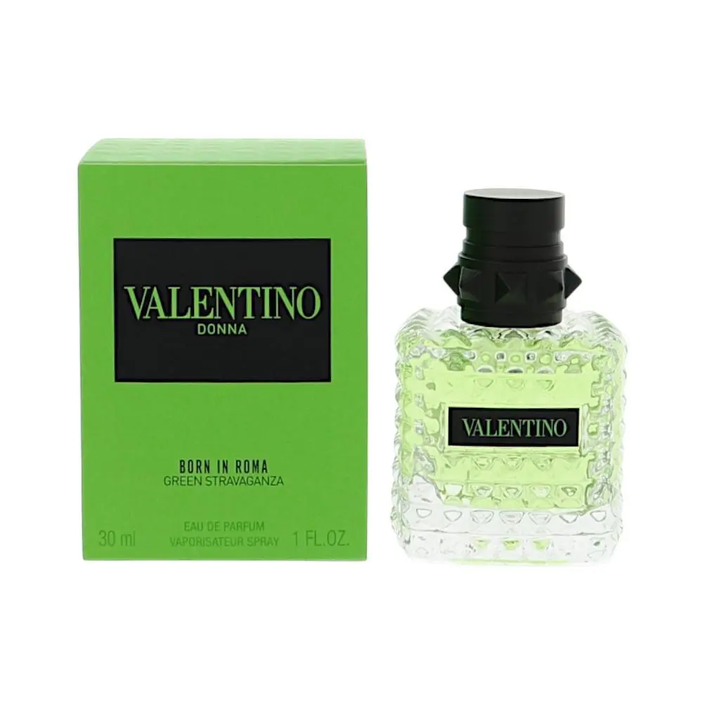Born In Roma Green Stravaganza 1 Oz Eau De Parfum Spray by Valentino Box For