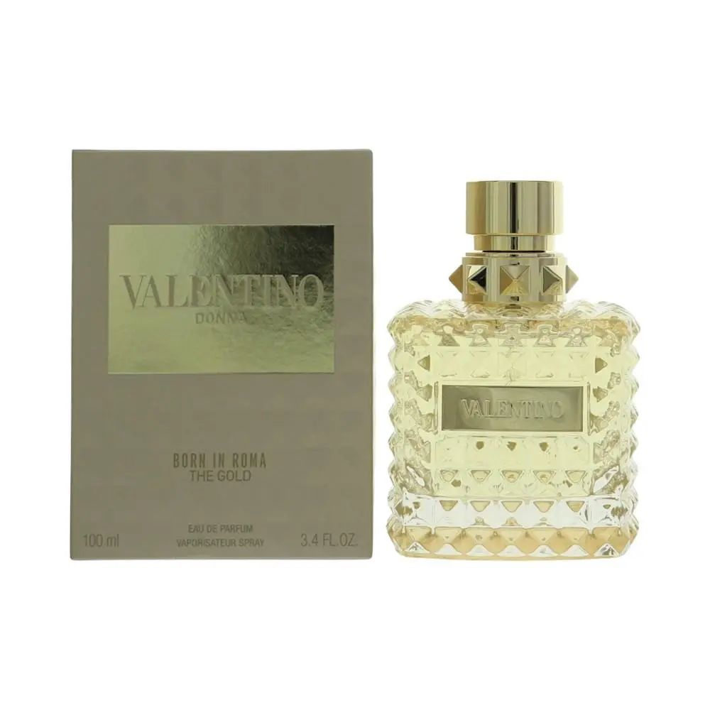 Valentino Born In Roma Gold 3.4 Oz Eau De Parfum Spray by Valentino Box For