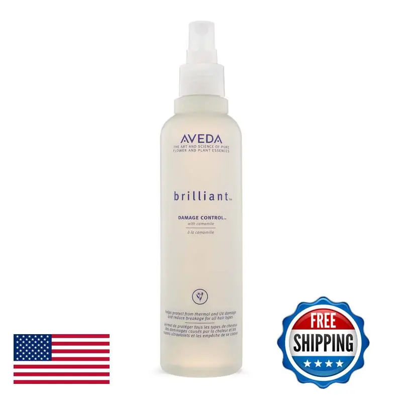 Aveda Brilliant Damage Control Detangling Spray Heat Protection Spray Reduces