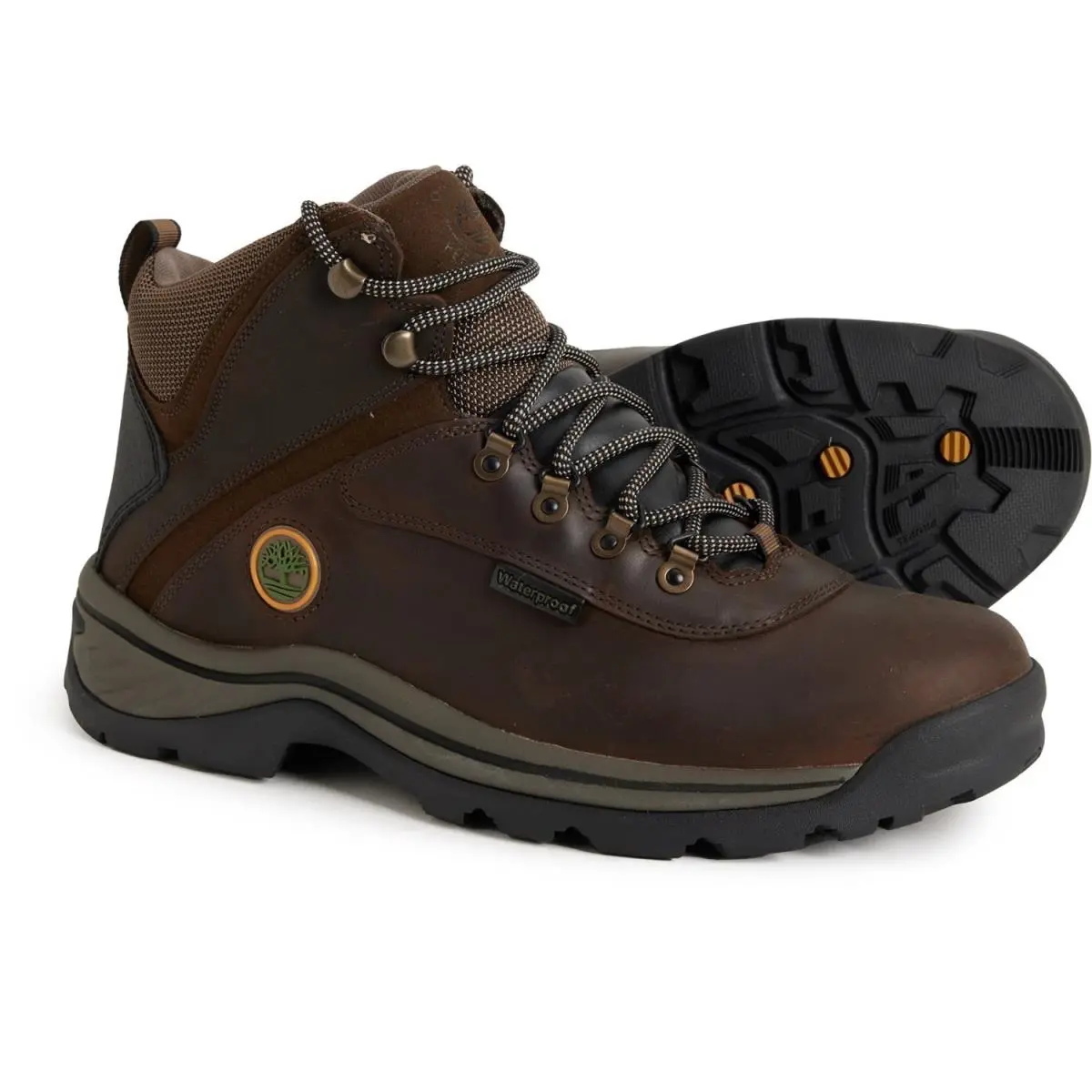 Timberland White Ledge Mid Lace Up Hiking Boots Waterproof Mens