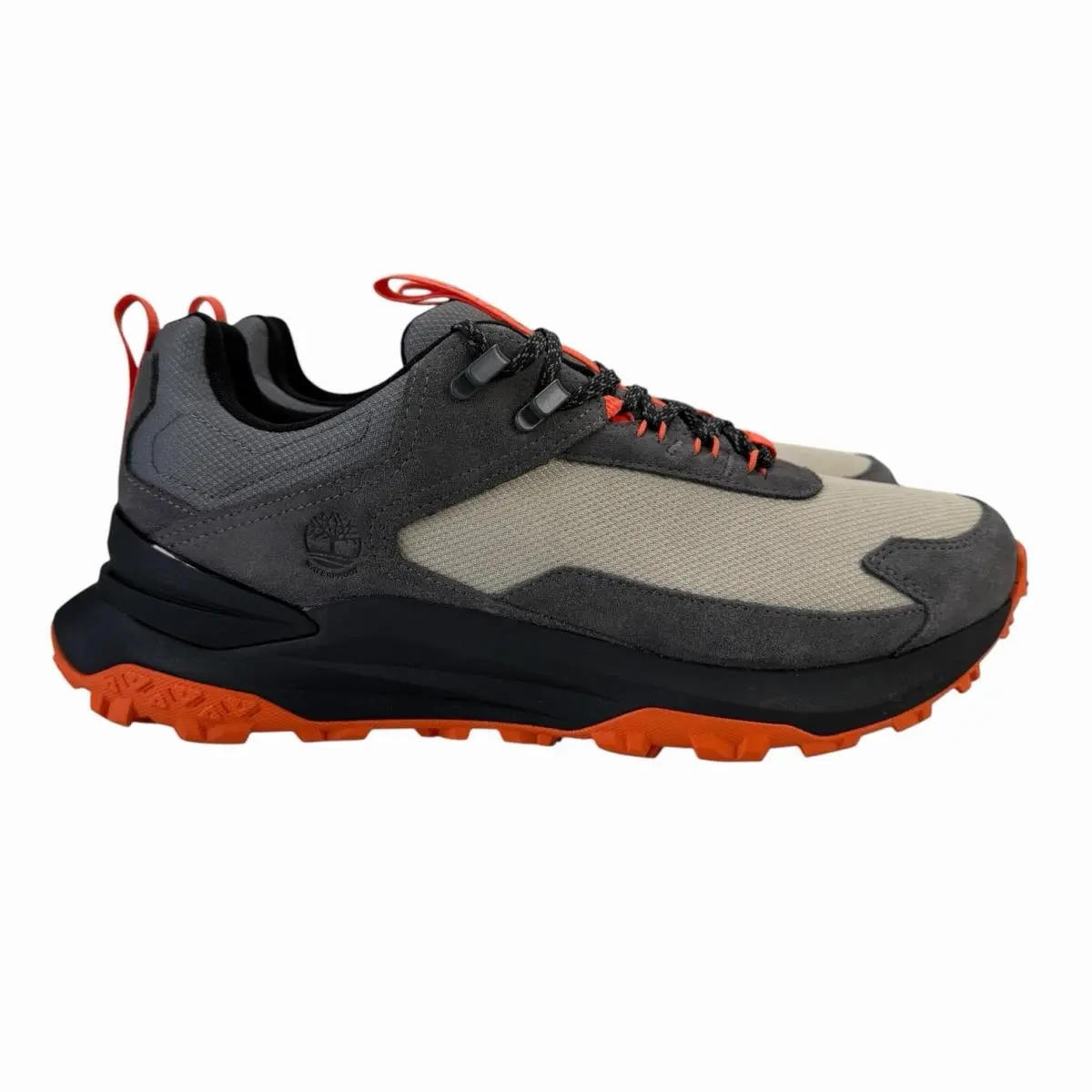 Timberland Motion Access Low LC WP SN Light Taupe Mesh Trail Shoes Men`s Sz 11.5