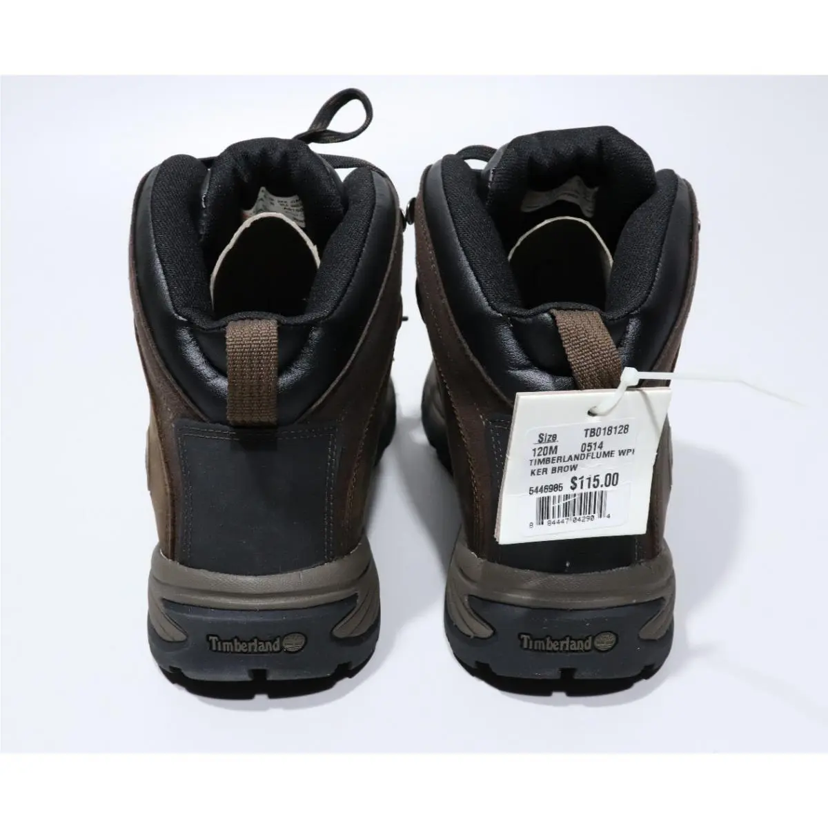 Timberland shoes - Flume Mid Waterproof Hiking Boot - Tb1181282421 - Dark Brown (UPC: 197064708062) 5