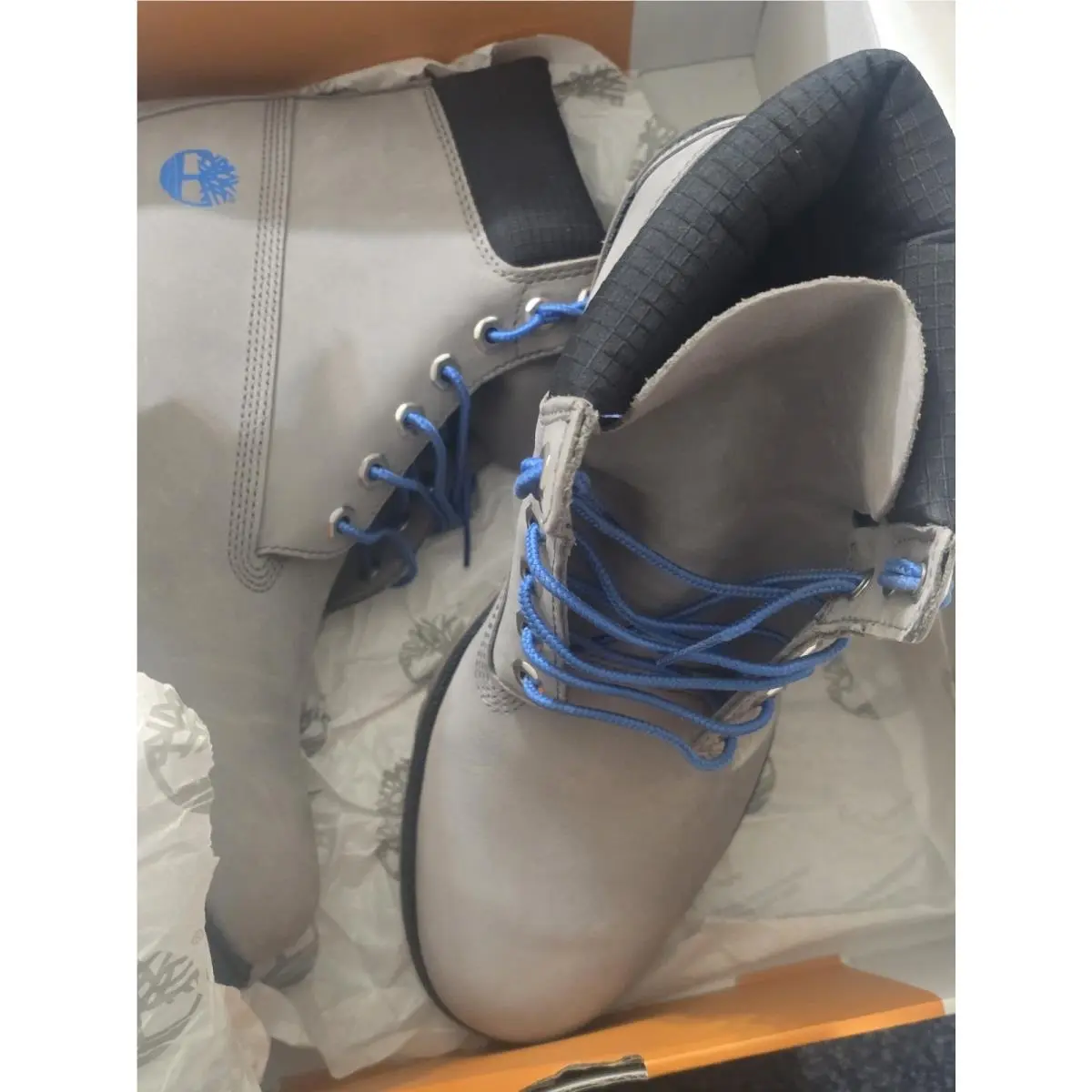 Timberland shoes - timberland premium - premium - medium Grey w blue 9