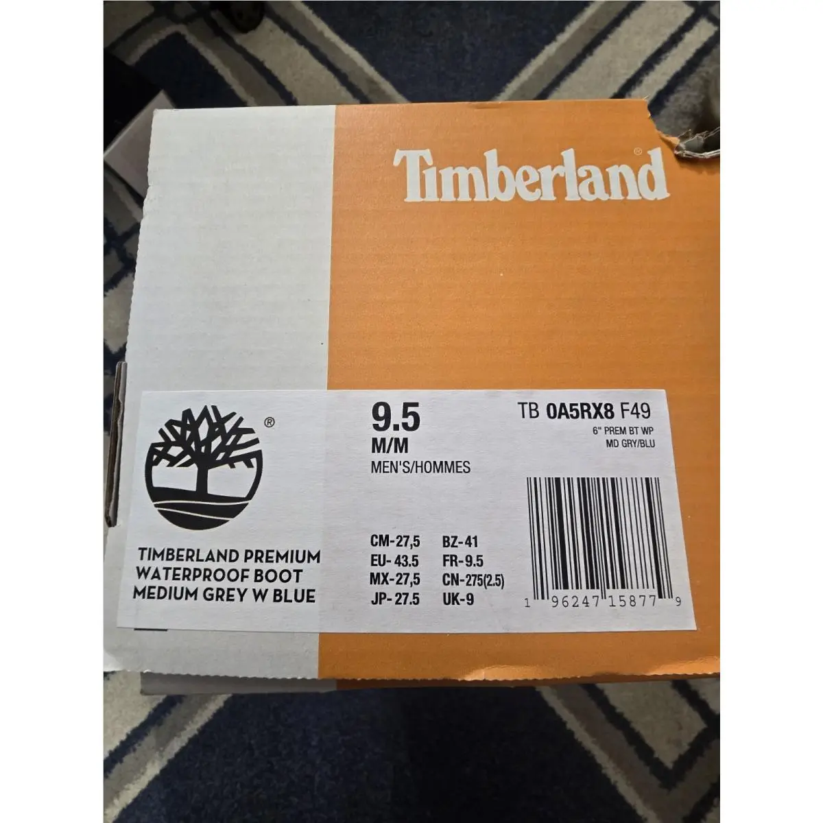 Timberland shoes - timberland premium - premium - medium Grey w blue 1