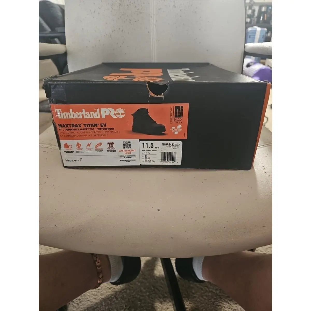 Timberland Pro Maxtrax Titan Ev 11.5 Wide Safety Toe Eh Rated