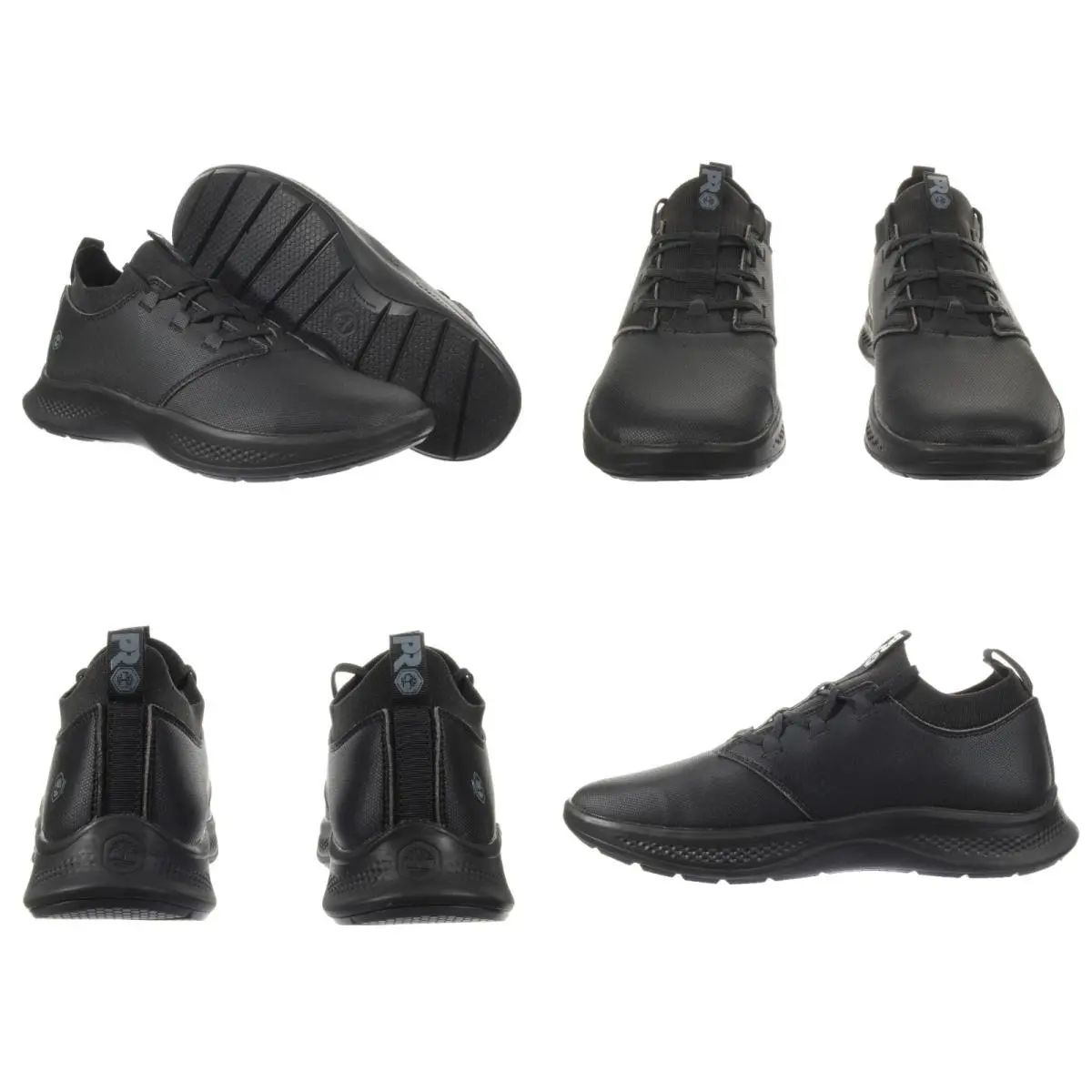 Timberland Pro® Men`s Solace Max Slip ON Black Healthcare Sneaker Size 9