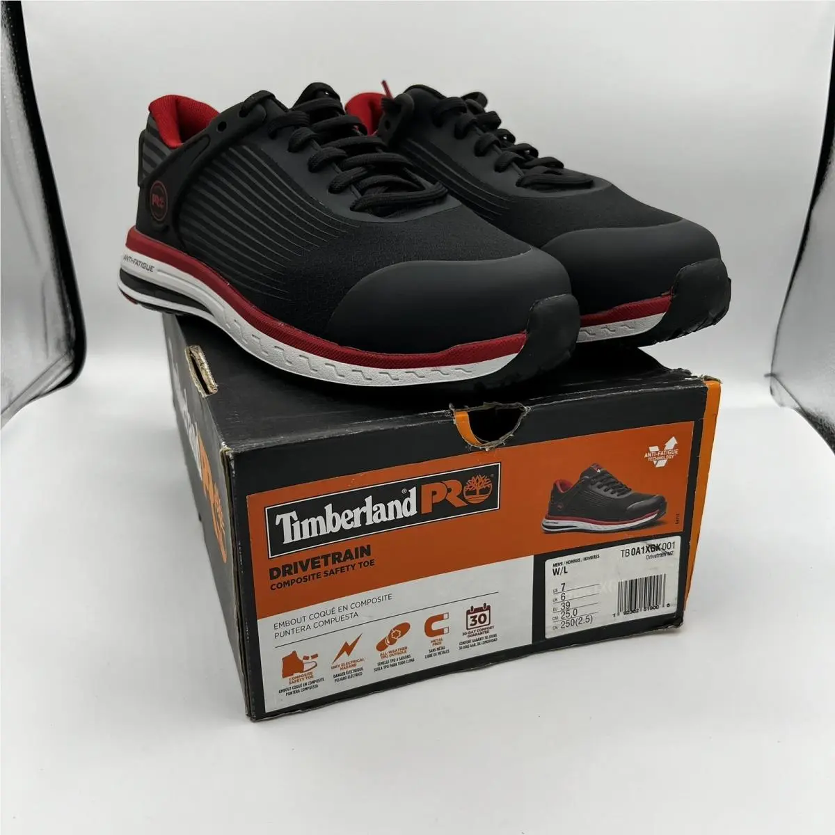Timberland Pro Men`s Drivetrain Composite Safety Toe TB0A1XGK001 Men’s Size 7