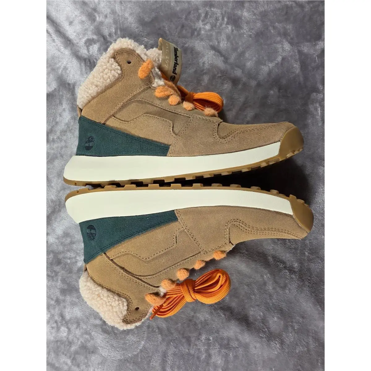 Timberland shoes - Retro Swift High Top Lace Sneaker - Beige 6