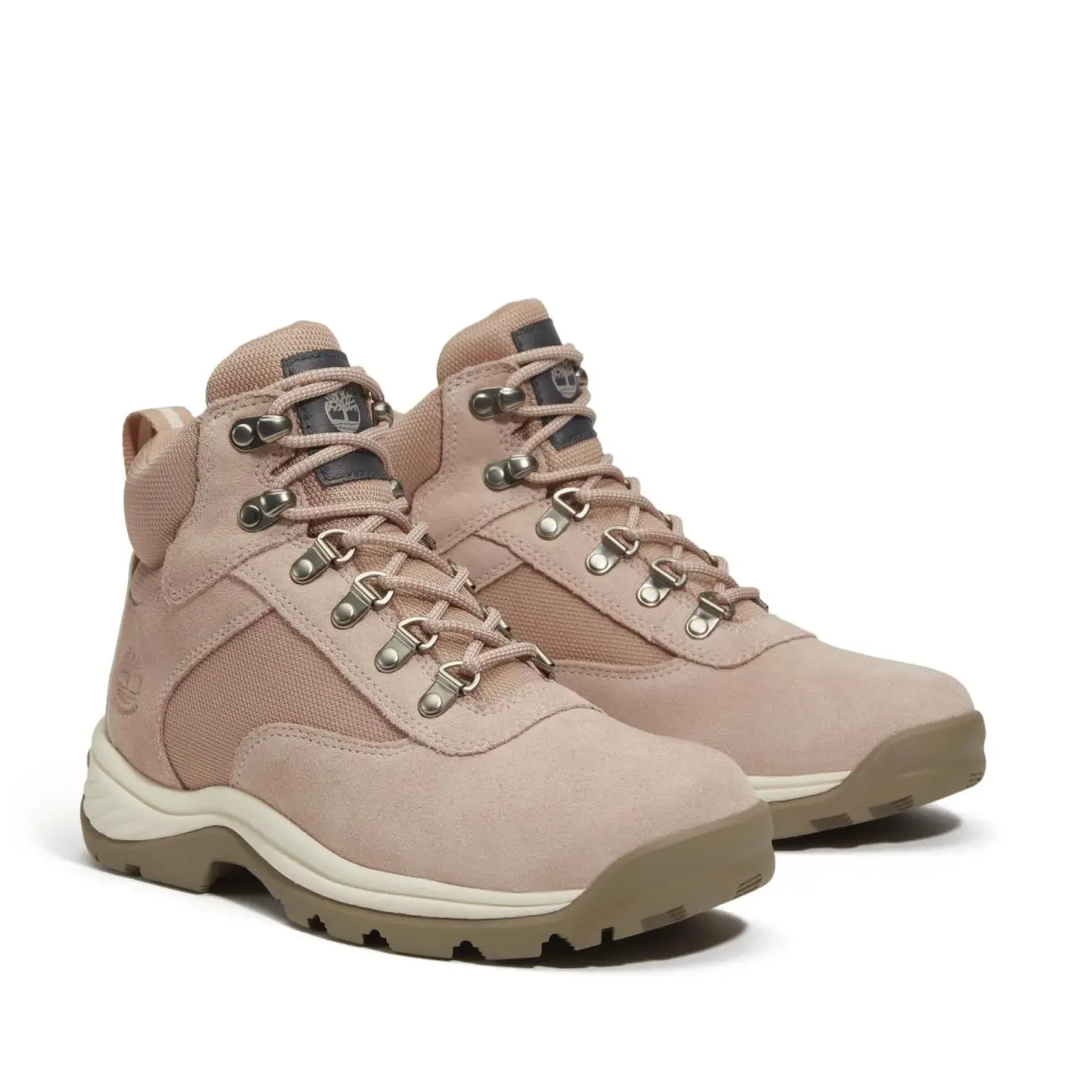 Timberland shoes - White Ledge Mid Lace-Up Waterproof Hiking Boot - Tb0A2Kntewv - Light Beige Suede With Medium Grey (UPC: 197643615019) 3