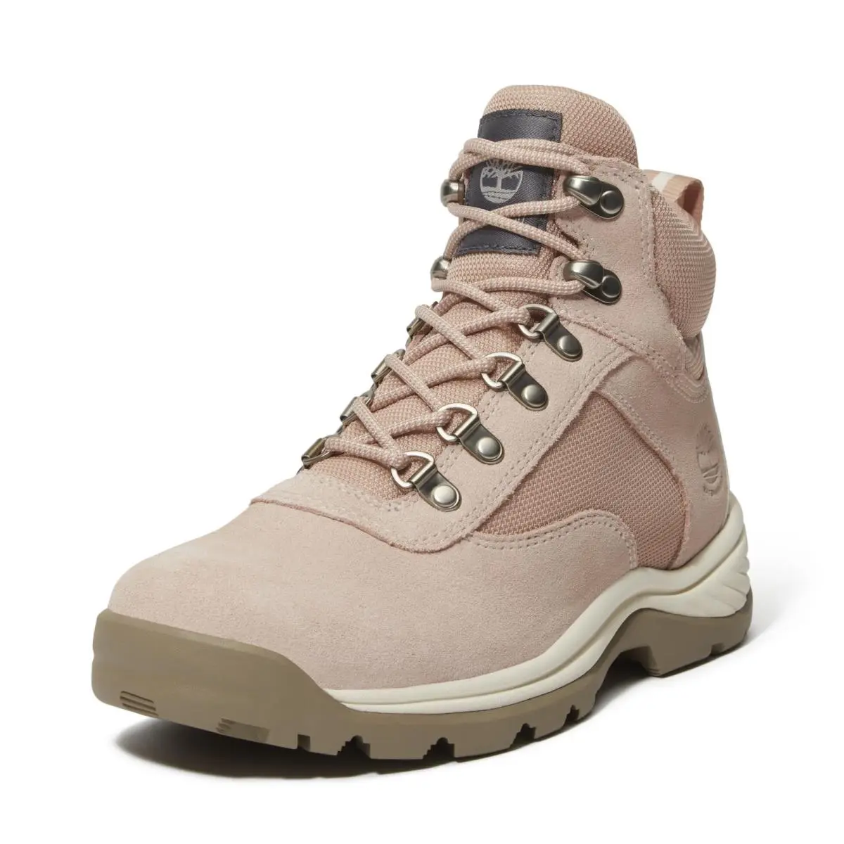 Timberland Women`s White Ledge Mid Waterproof Hiking Boot Lt Bei Suede W Md Grey 9.5